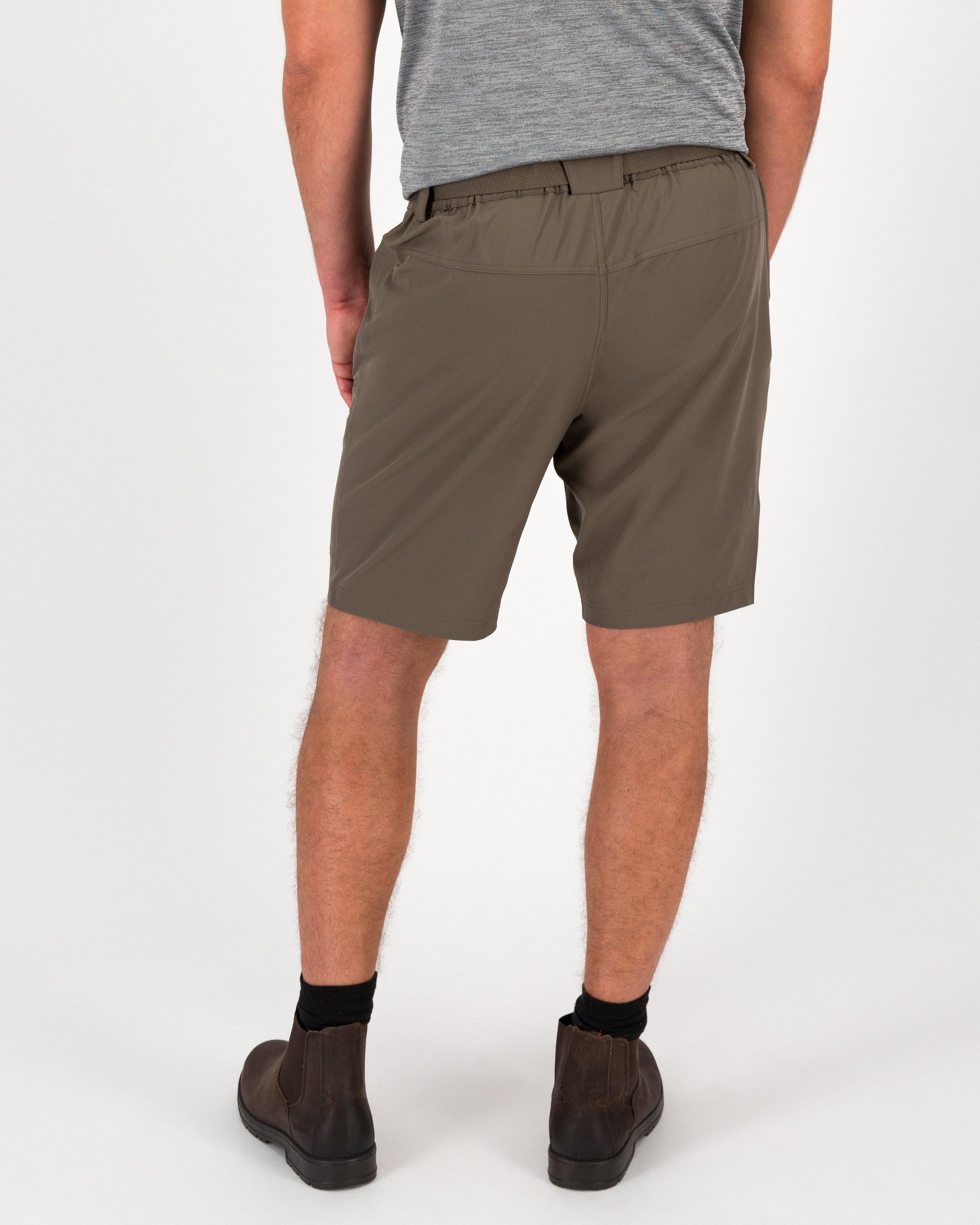 K-Way Men’s Utility Shorts -  Brown