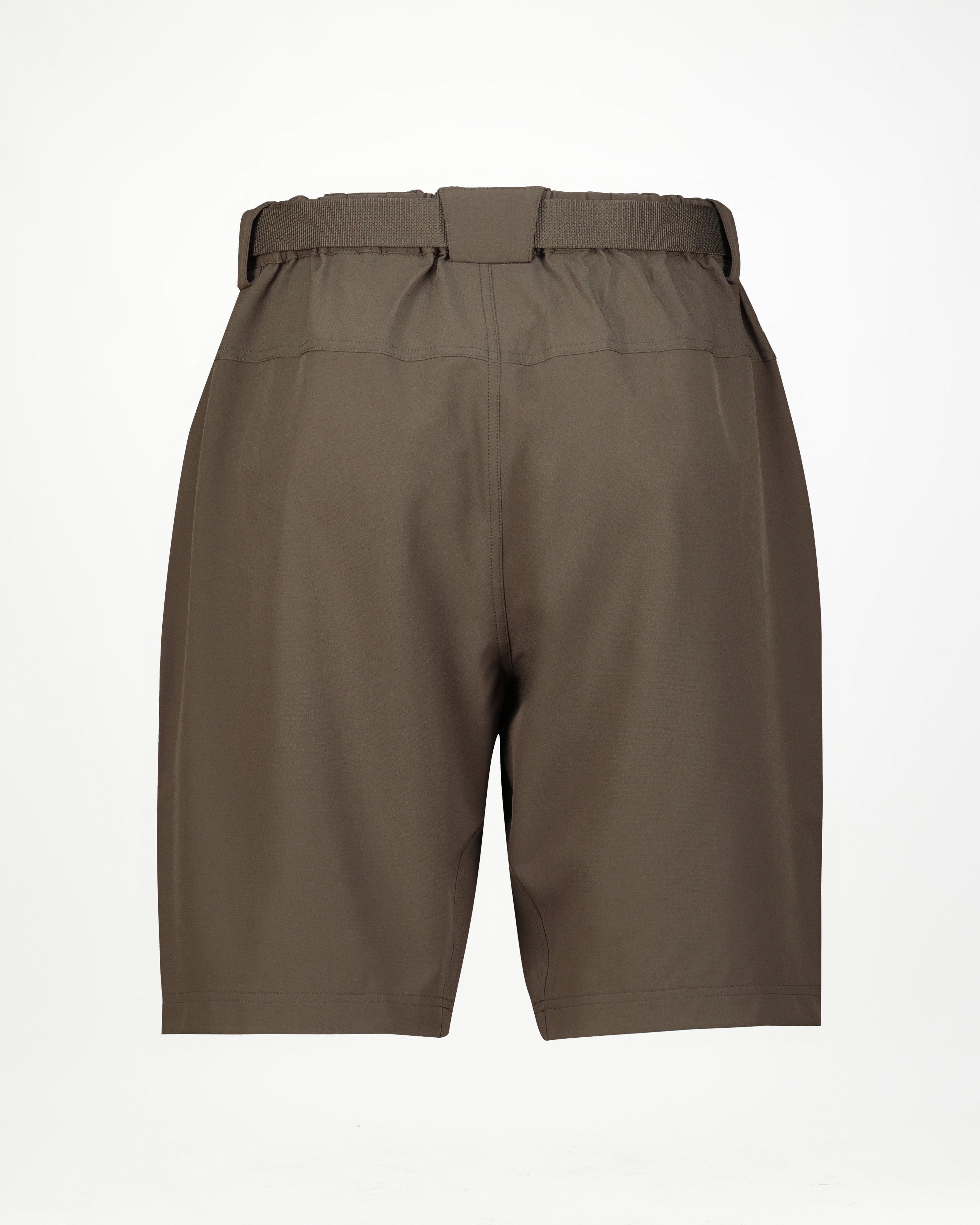 K-Way Men’s Utility Shorts -  Brown