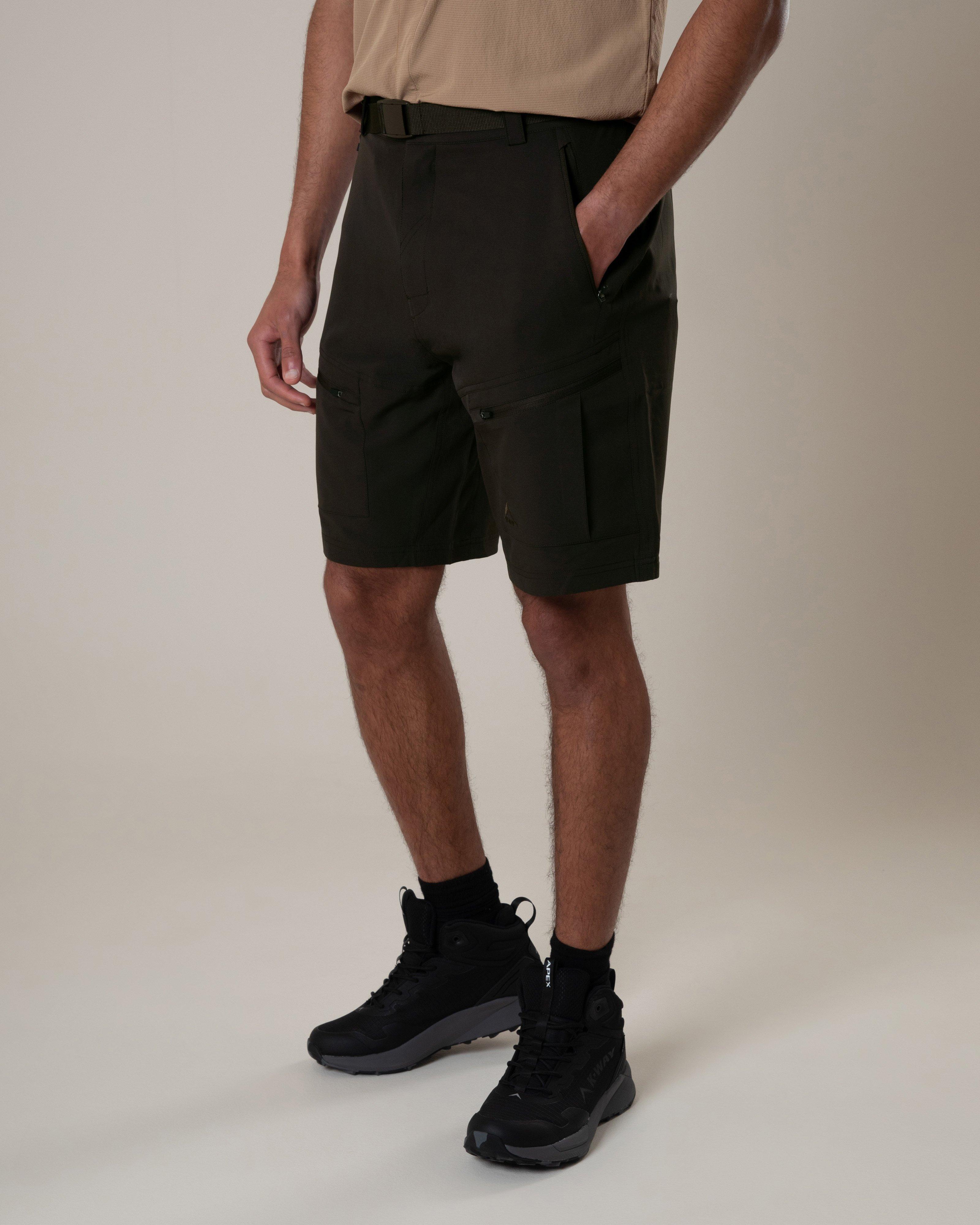 K-Way Men’s Utility Shorts -  Chocolate