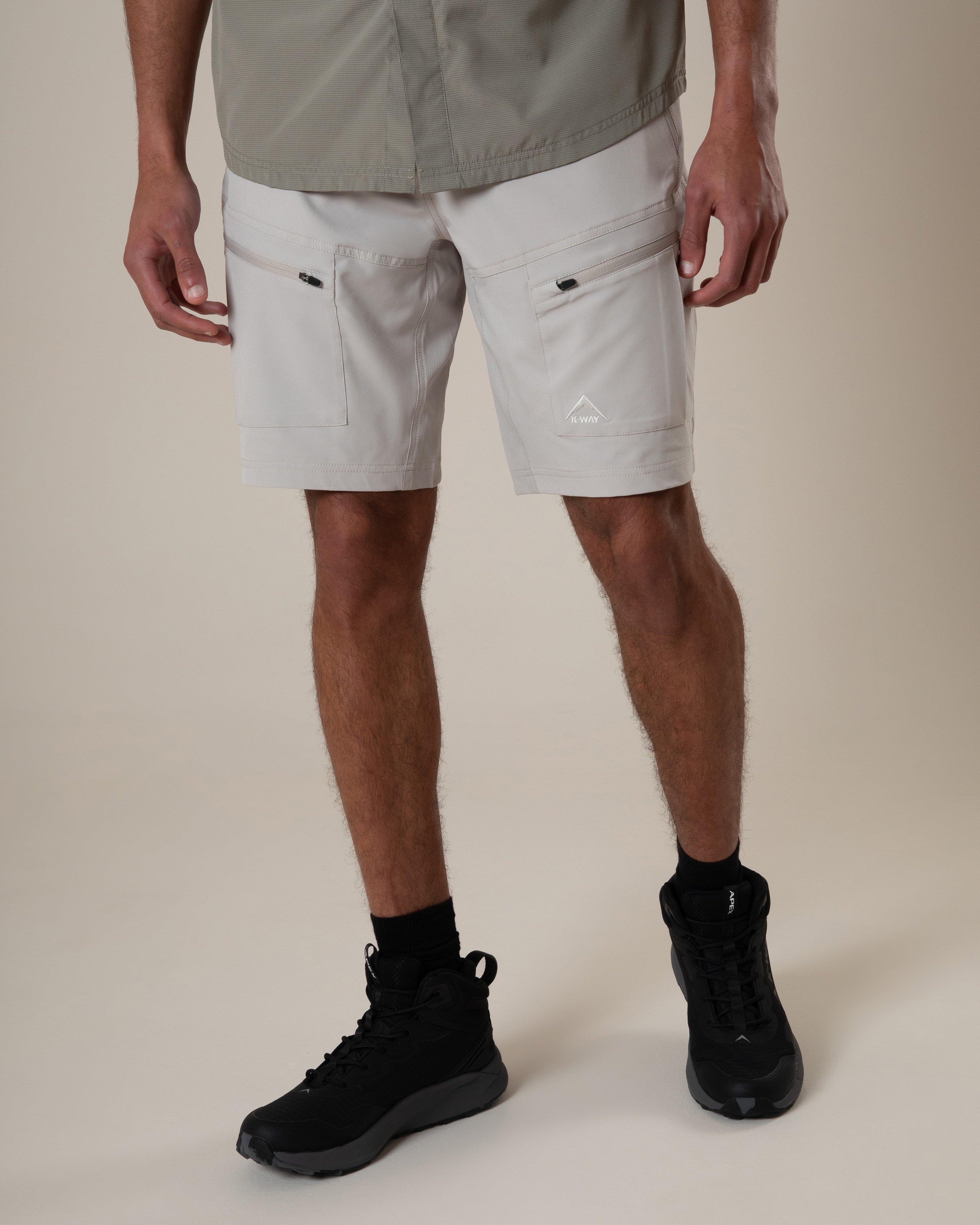 K-Way Men’s Utility Shorts -  Light Khaki
