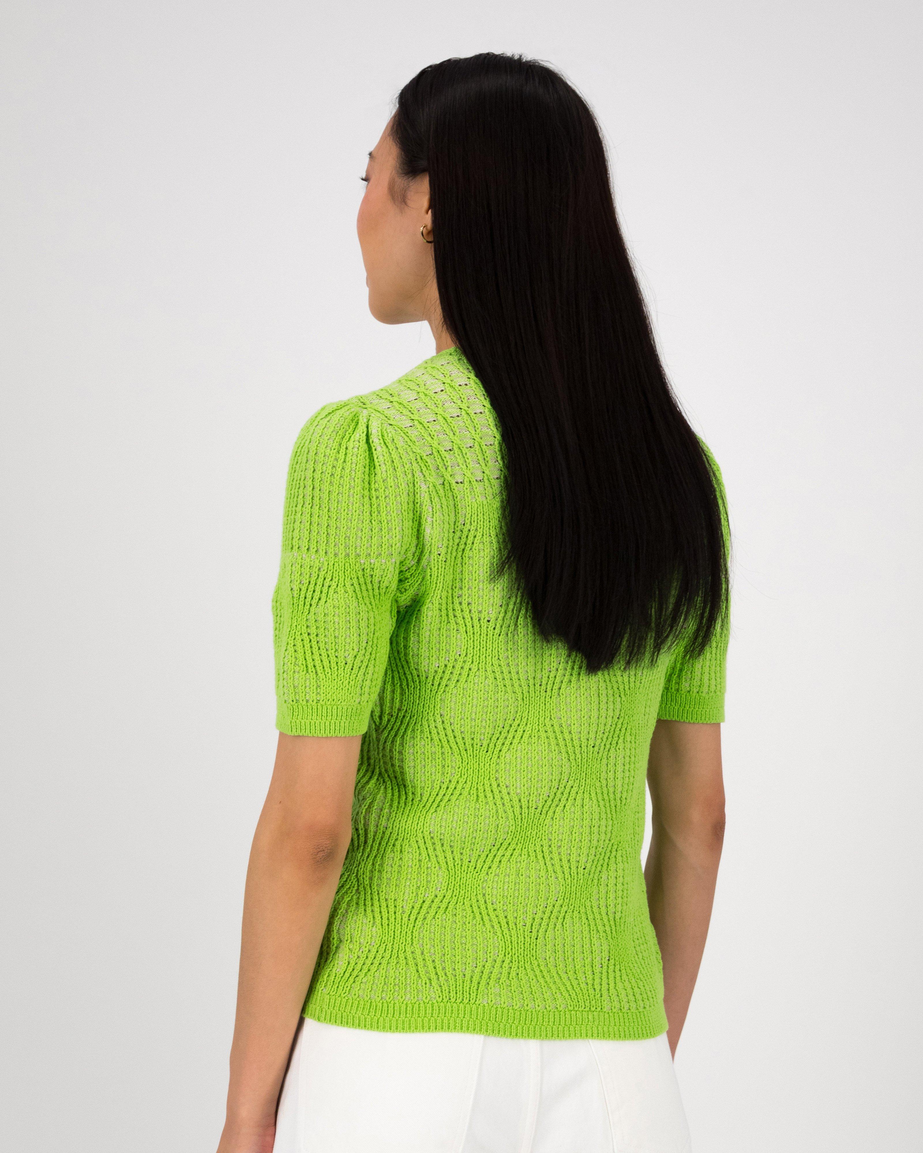Emily Shortsleeve Knitwear Popover - Poetry Clothing Store