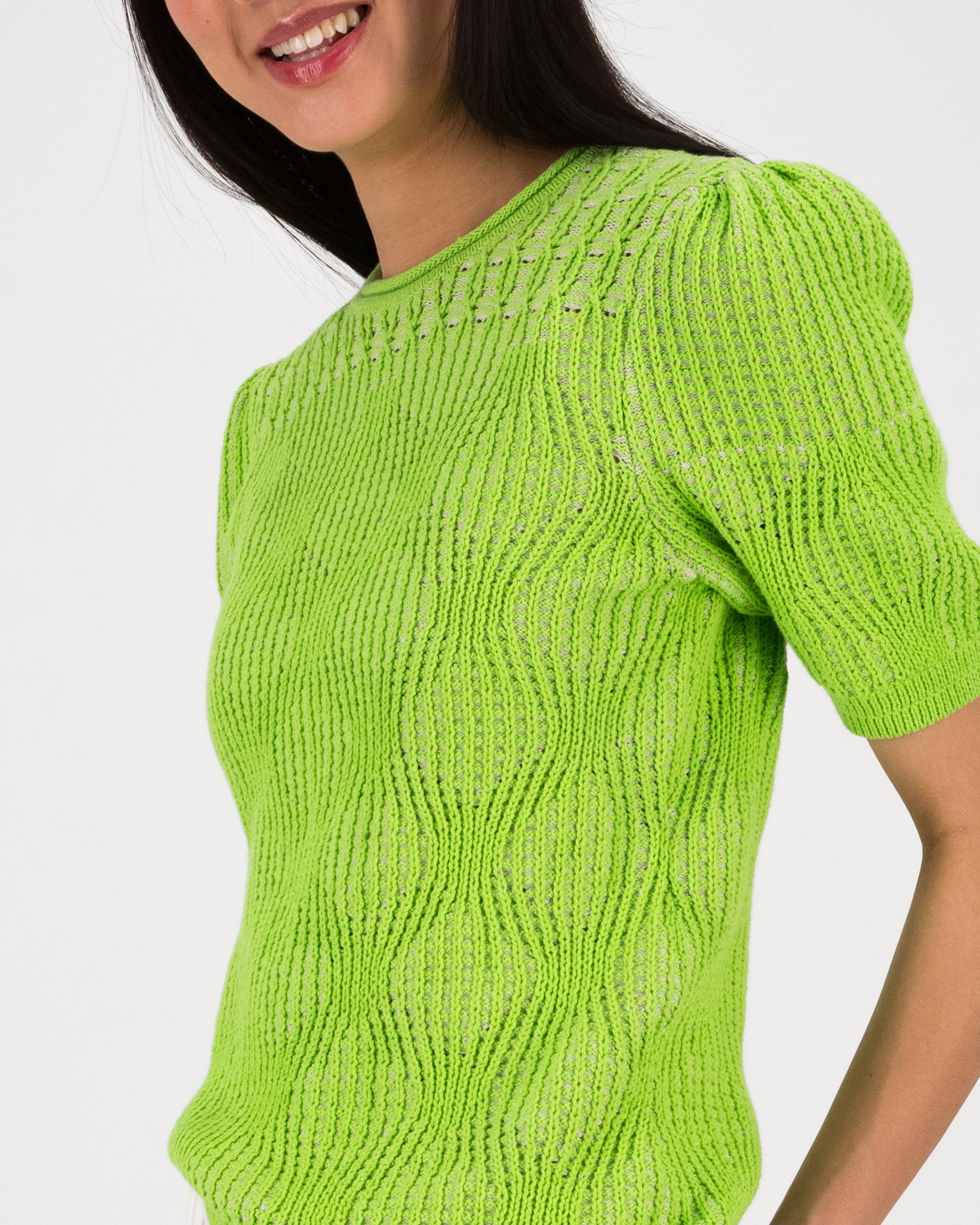 Emily Shortsleeve Knitwear Popover - Poetry Clothing Store