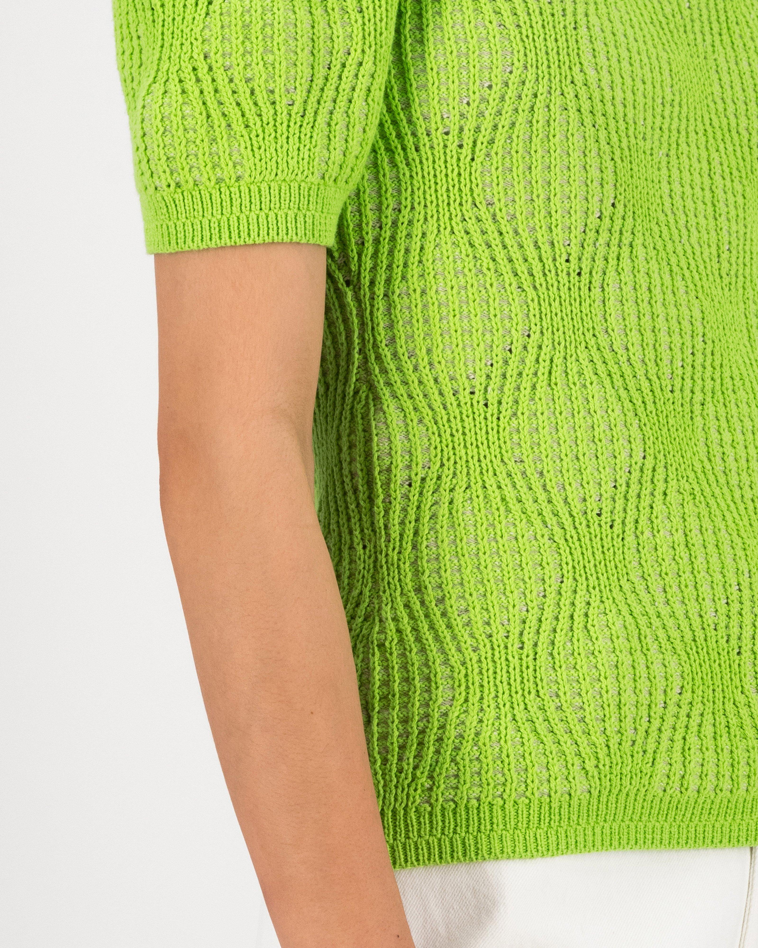 Emily Shortsleeve Knitwear Popover - Poetry Clothing Store