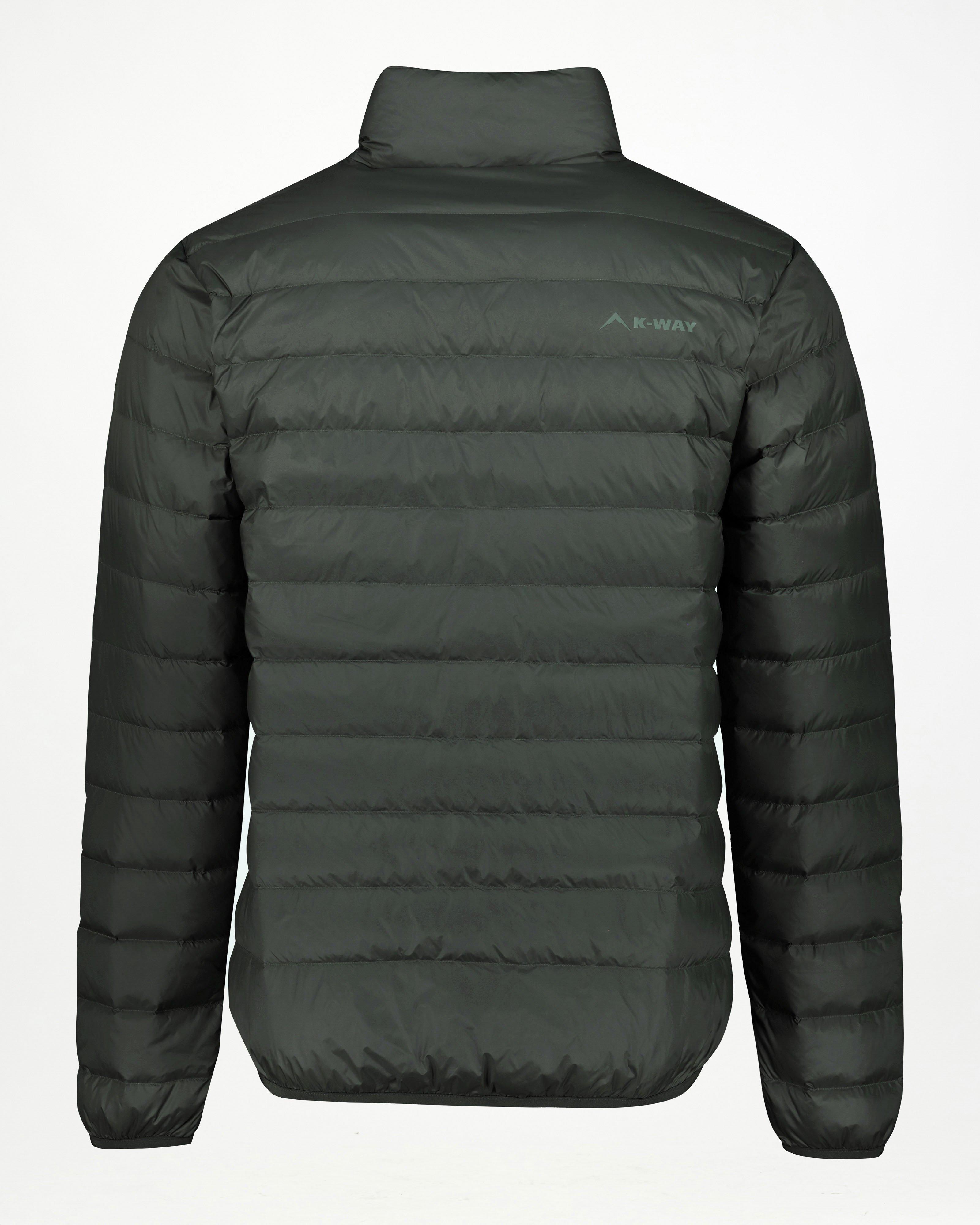 K-Way Men’s AeroLite 600 Down Puffer Jacket -  Dark Olive