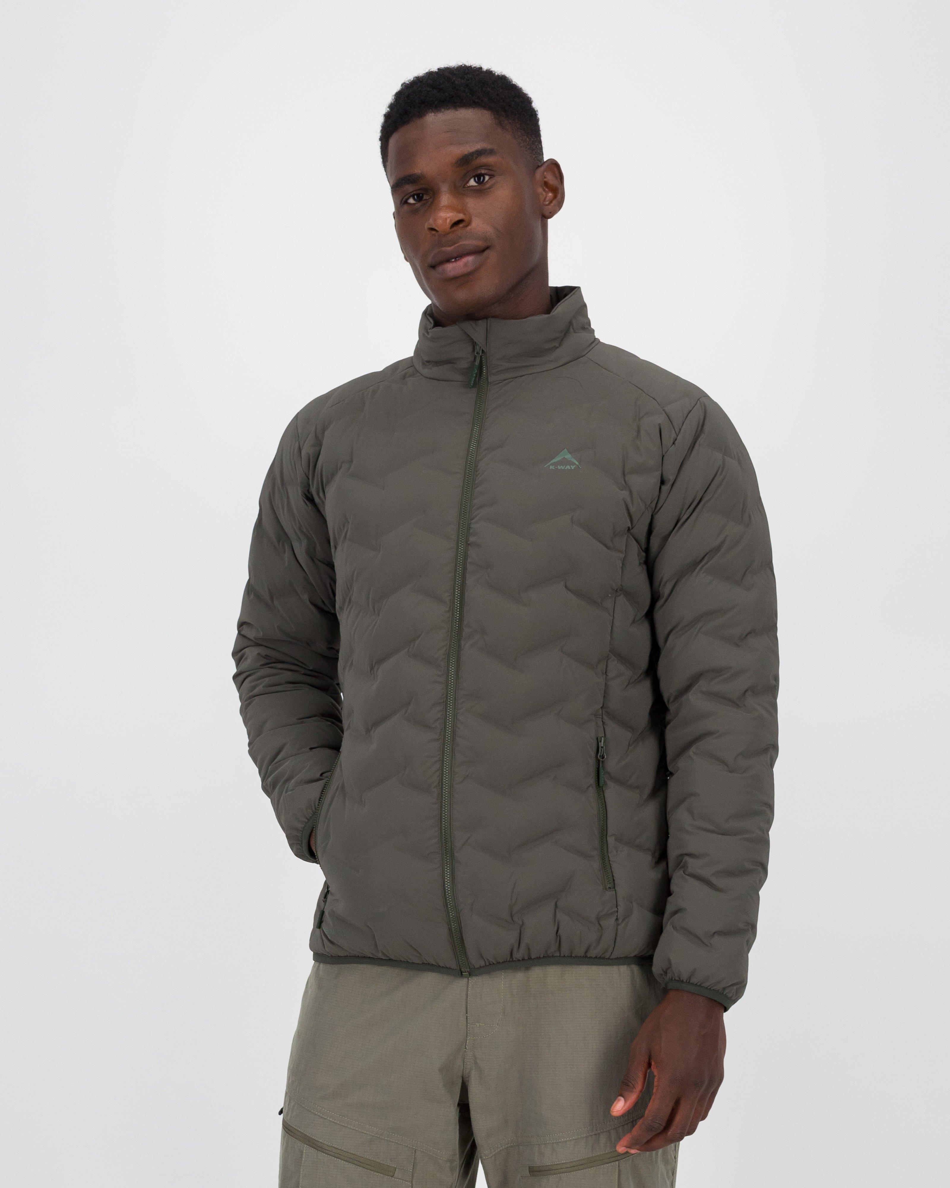 K-Way Men’s SummitPeak Down Puffer Jacket -  Dark Olive