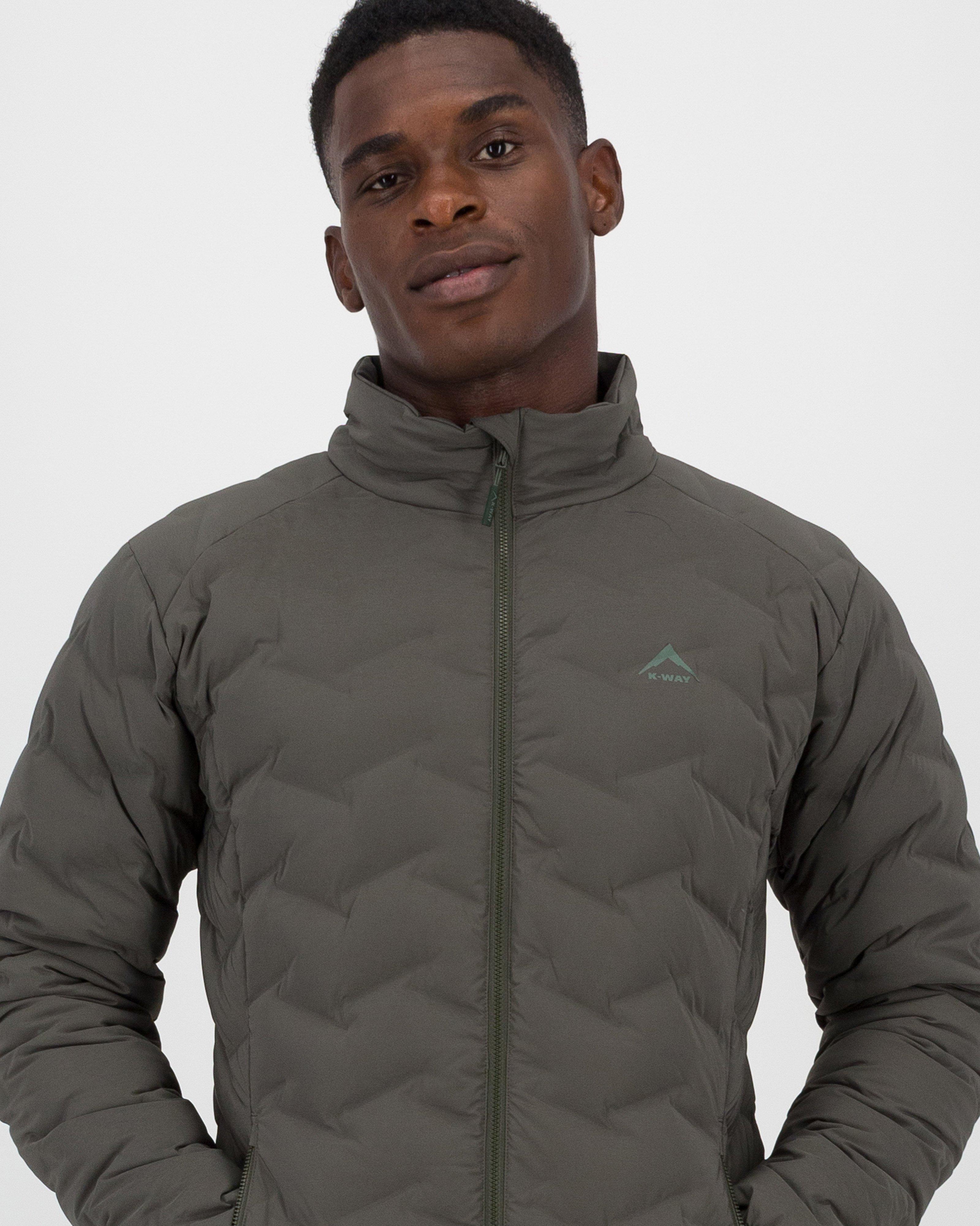 K-Way Men’s SummitPeak Down Puffer Jacket -  Dark Olive