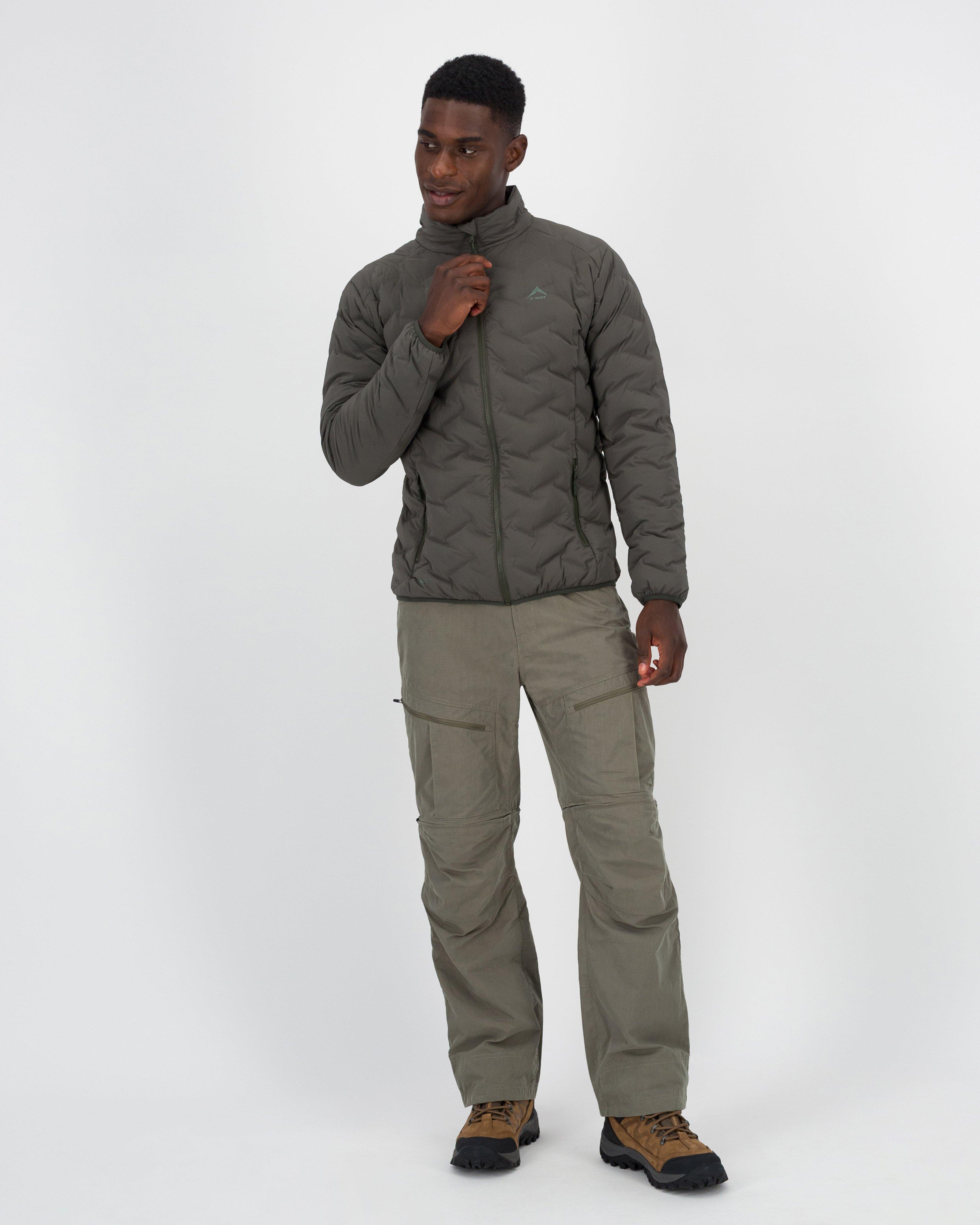K-Way Men’s SummitPeak Down Puffer Jacket -  Dark Olive