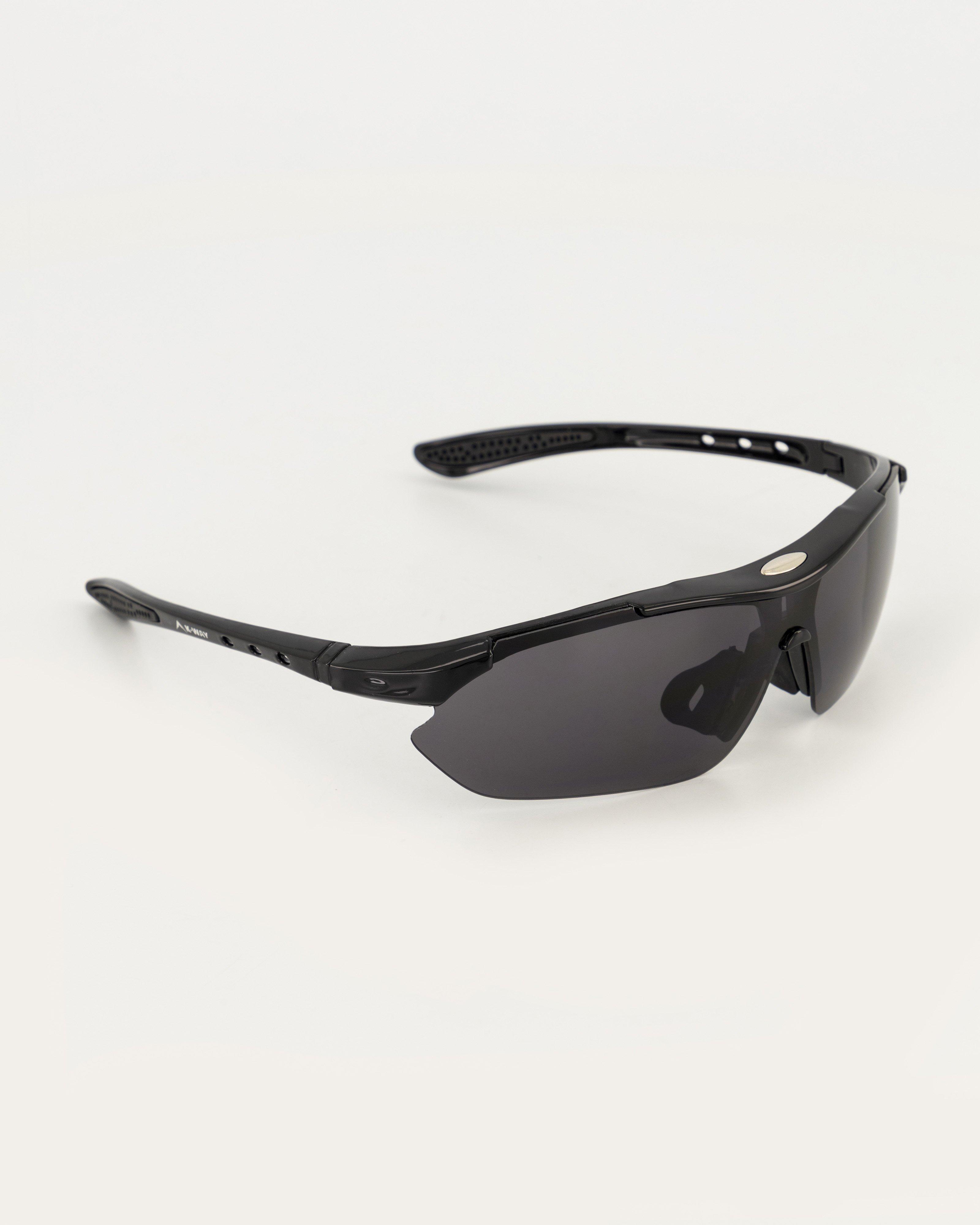 K-Way Verge Half-Rim Sunglasses -  Black