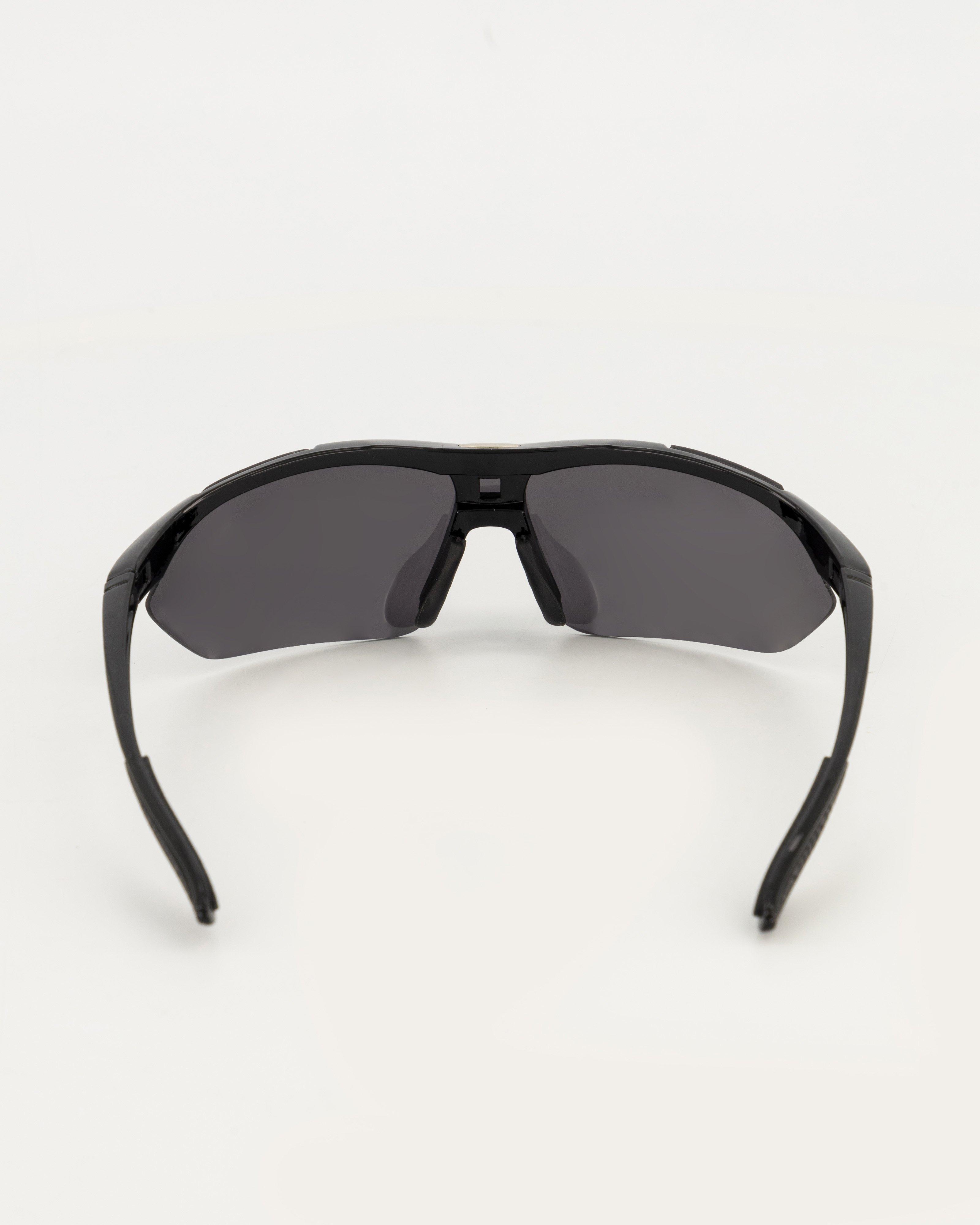 K-Way Verge Half-Rim Sunglasses -  Black