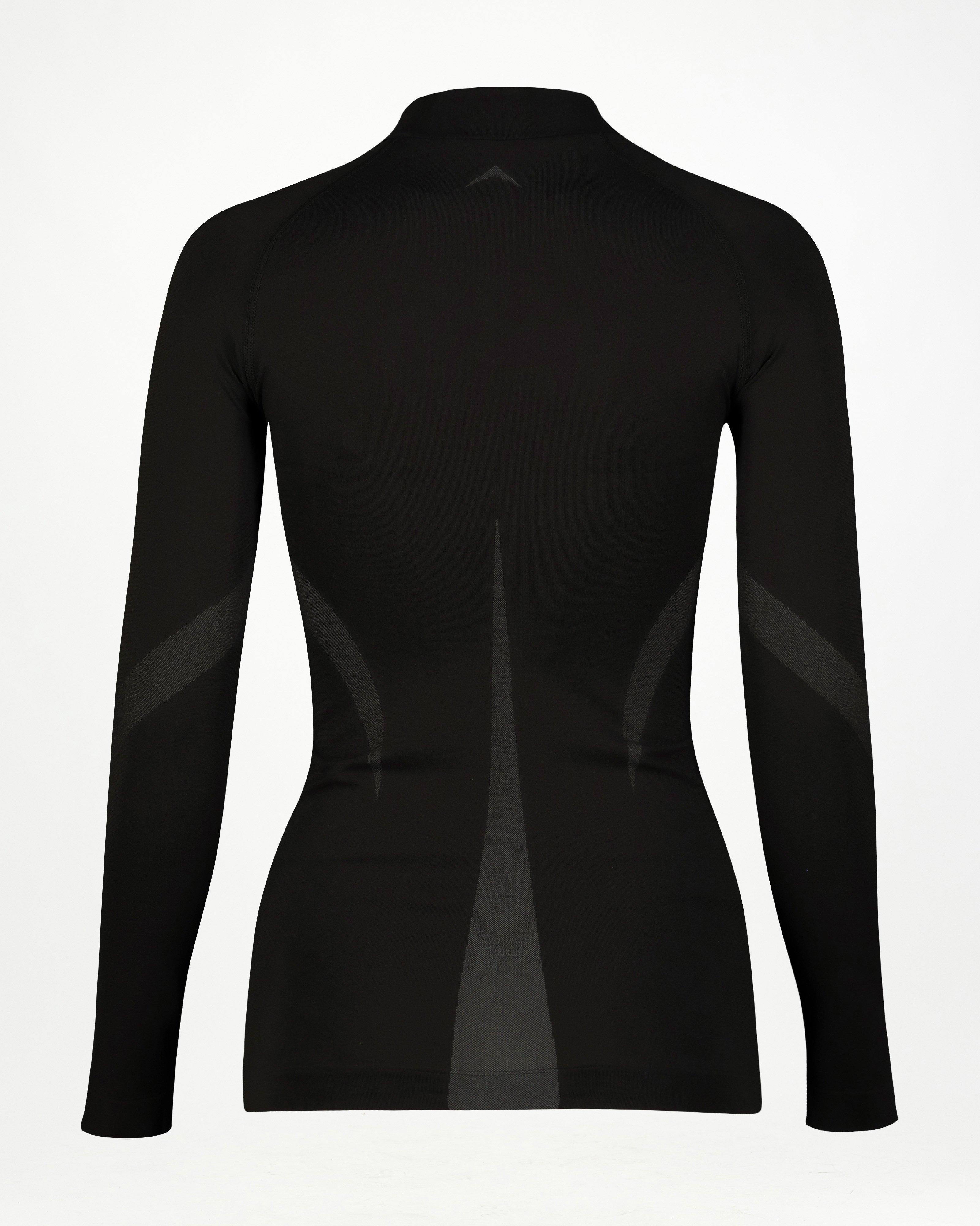 K-Way Women's Bamboo Thermaskins Spencer Top -  Black