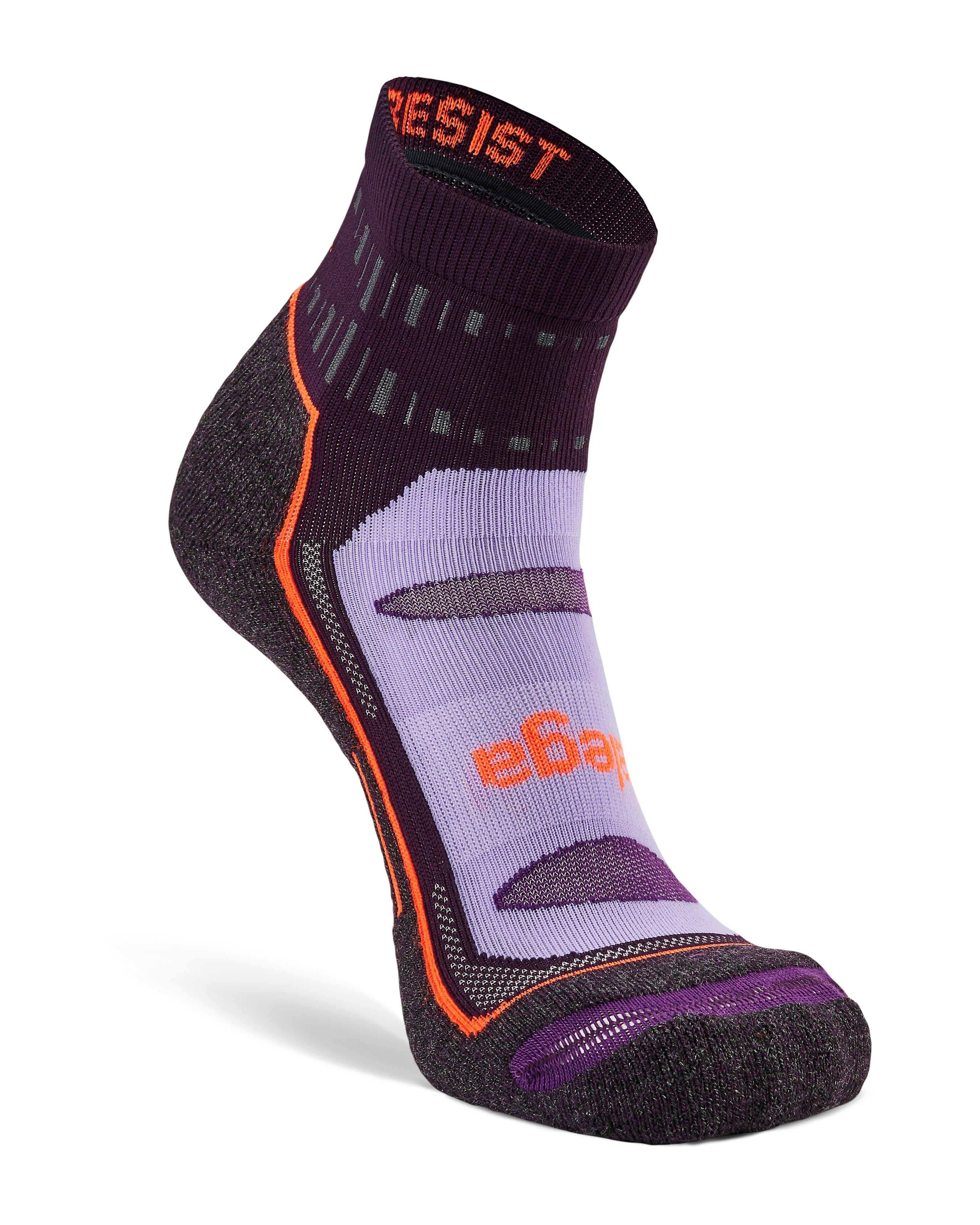 Balega Blister Resist Quarter Socks -  Purple