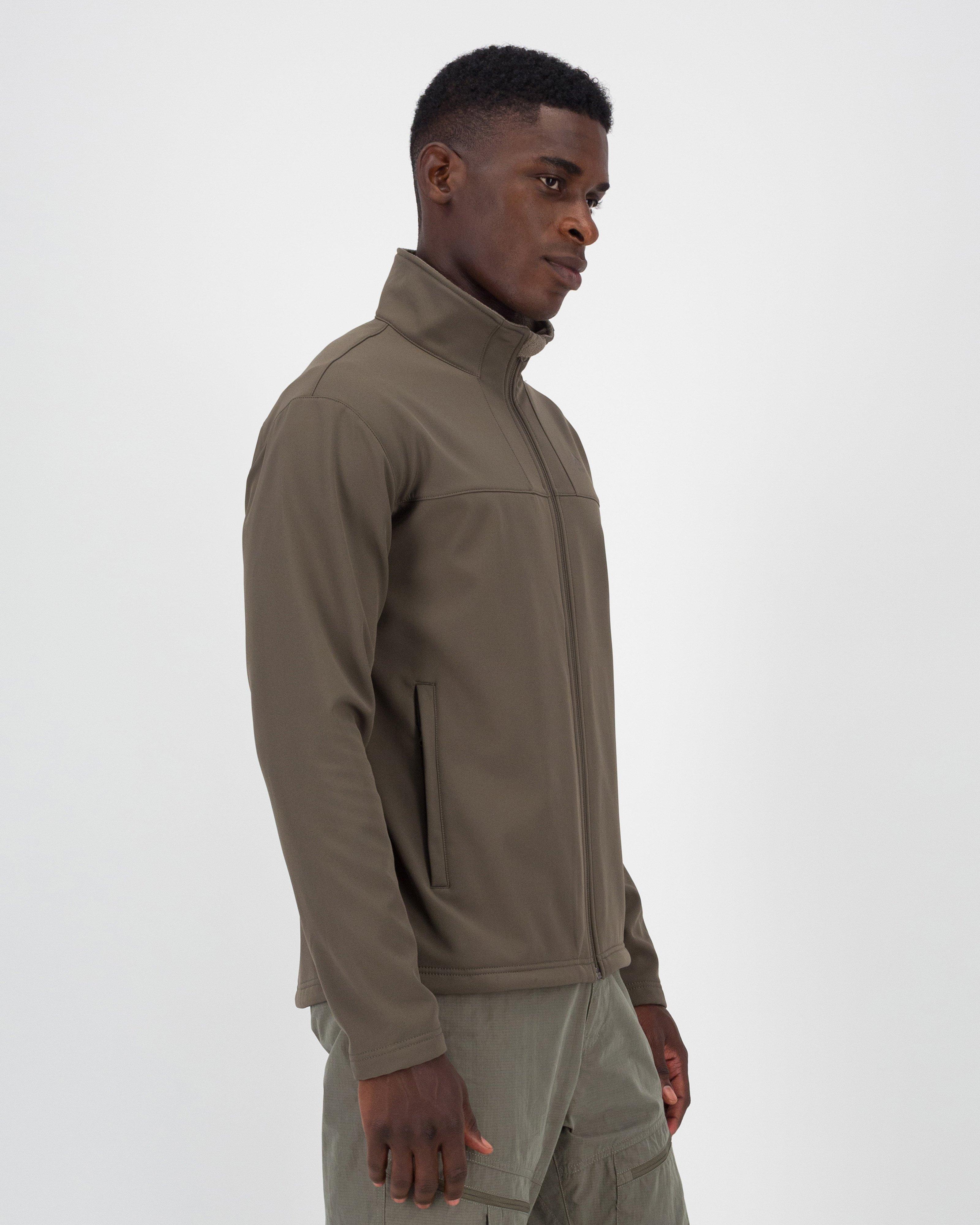 K-Way Men’s Urban Trek Softshell Jacket -  Brown