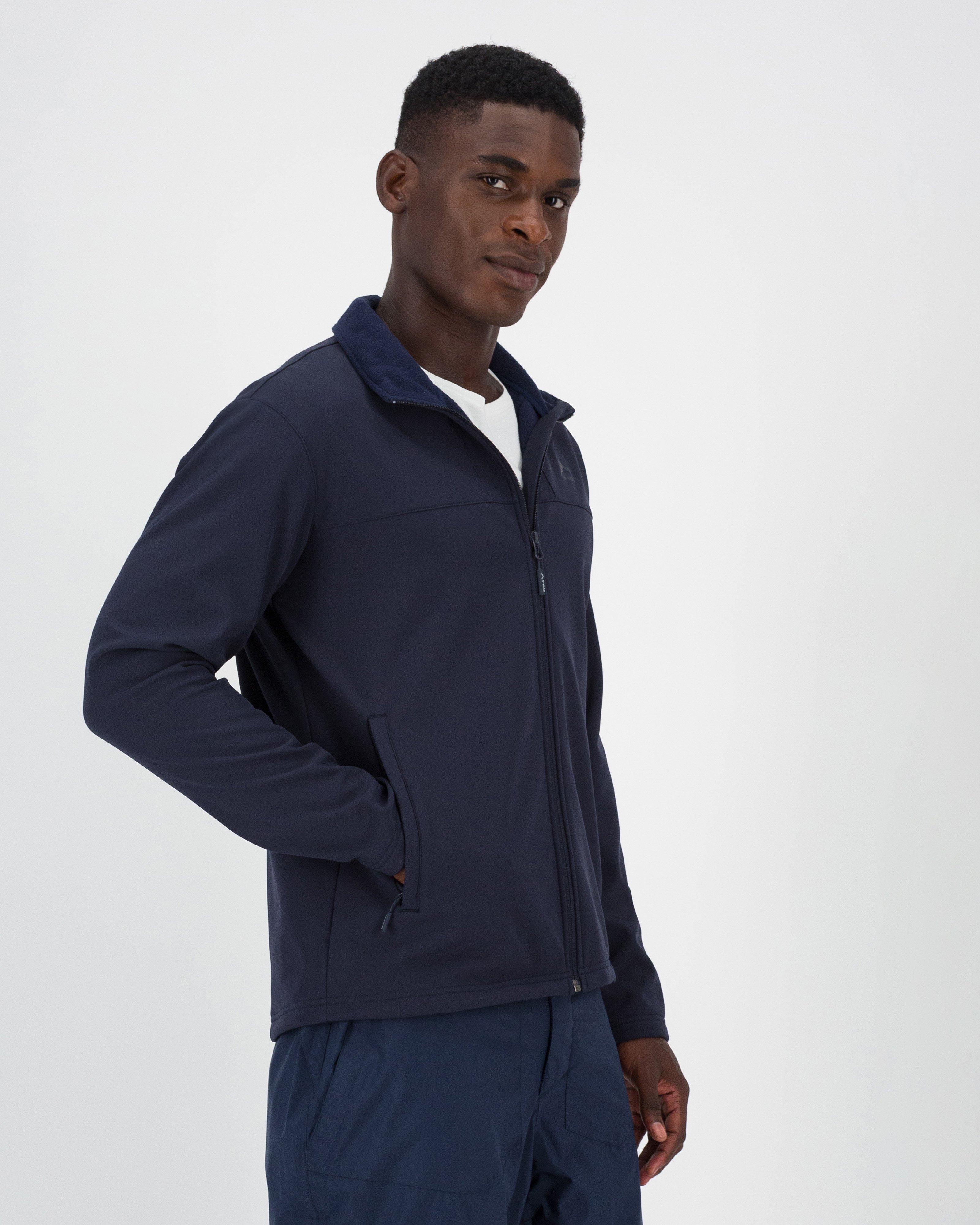 K-Way Men’s Urban Trek Softshell Jacket -  Navy