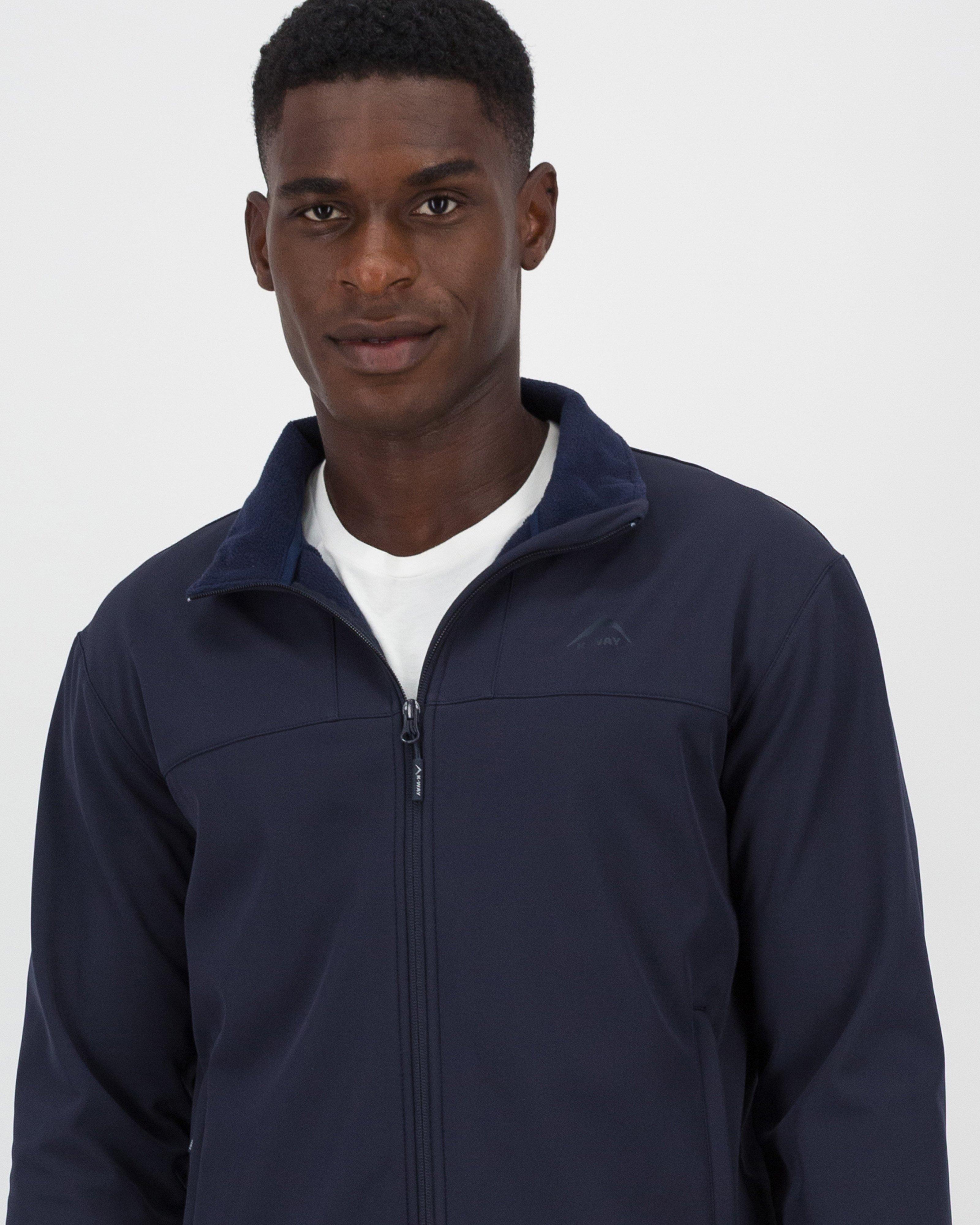 K-Way Men’s Urban Trek Softshell Jacket -  Navy