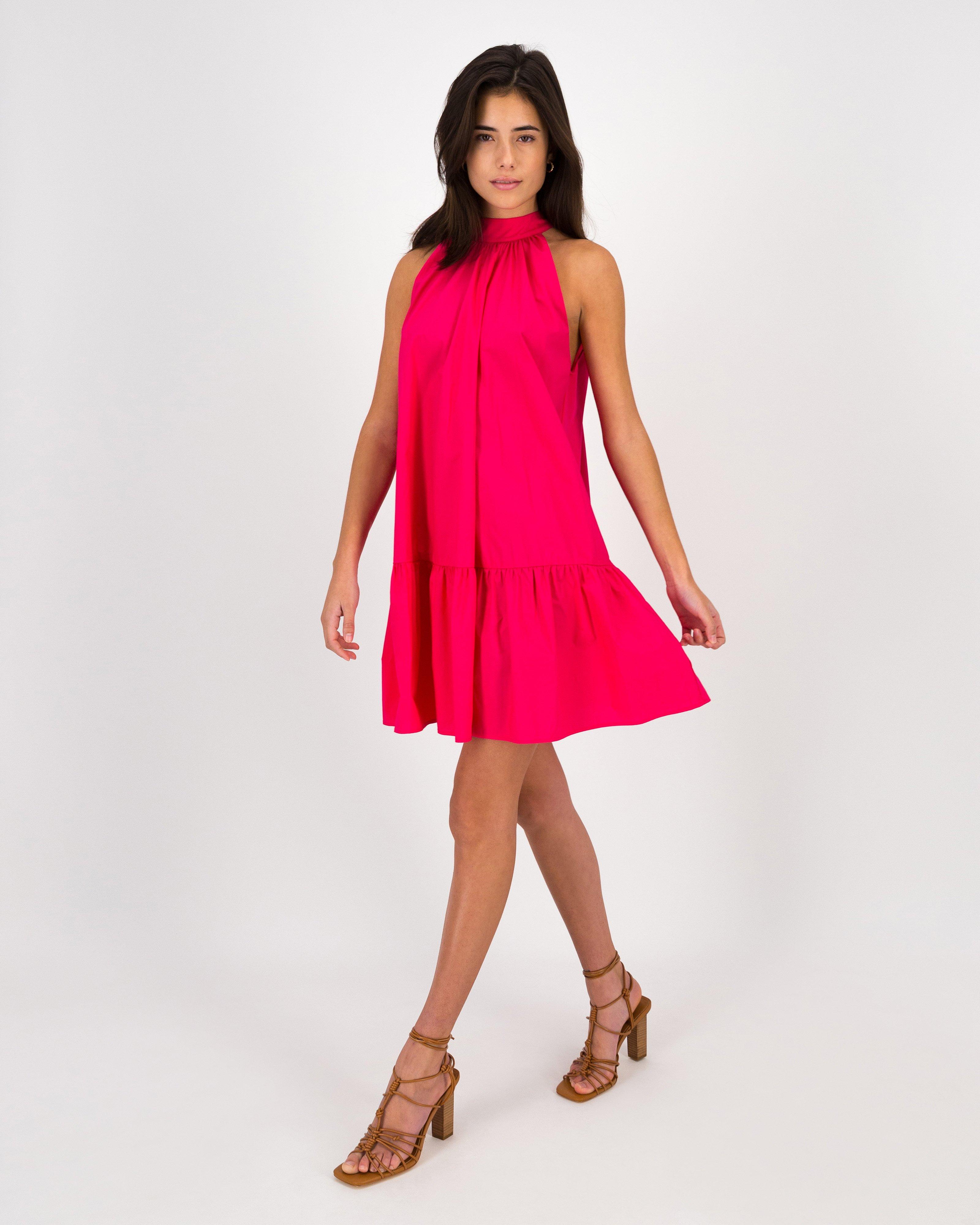 Landi Halterneck Dress -  Pink