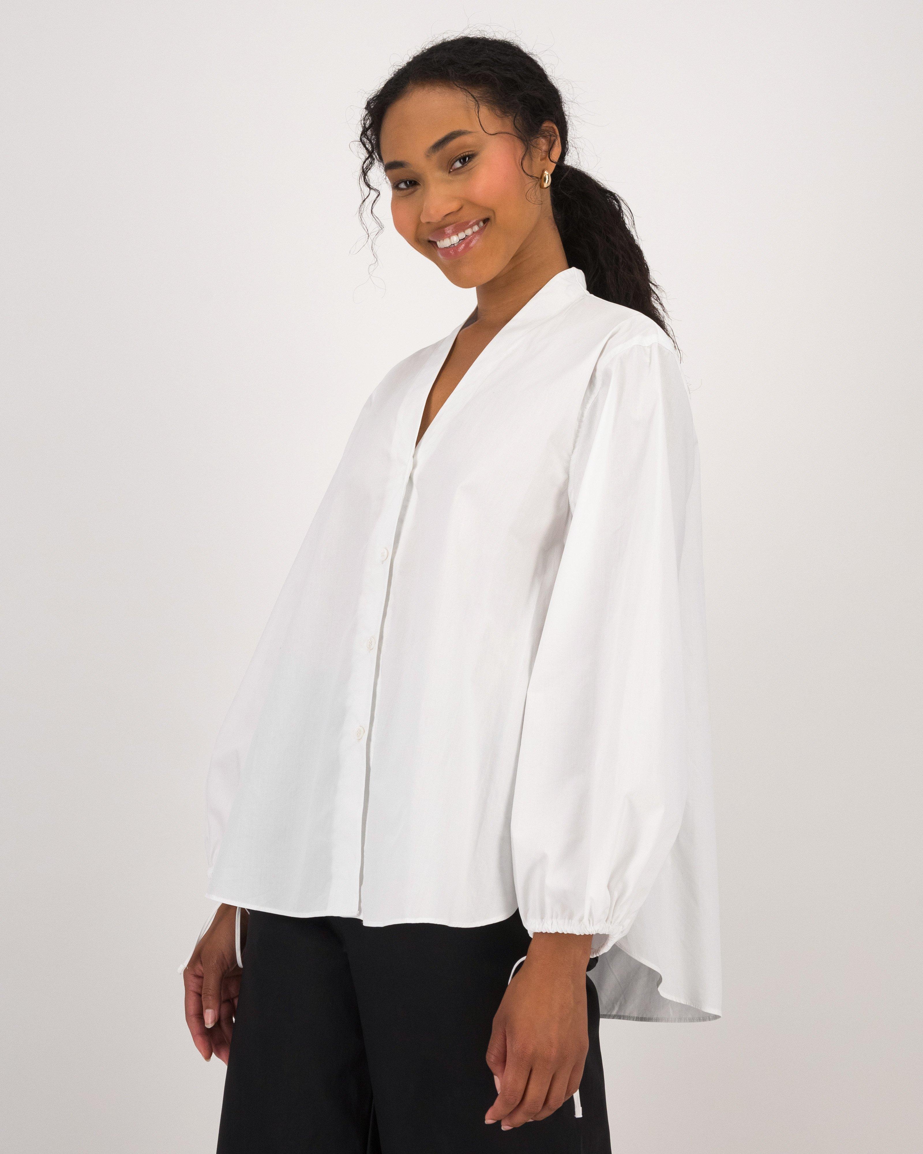 Markel Poplin Shirt -  White