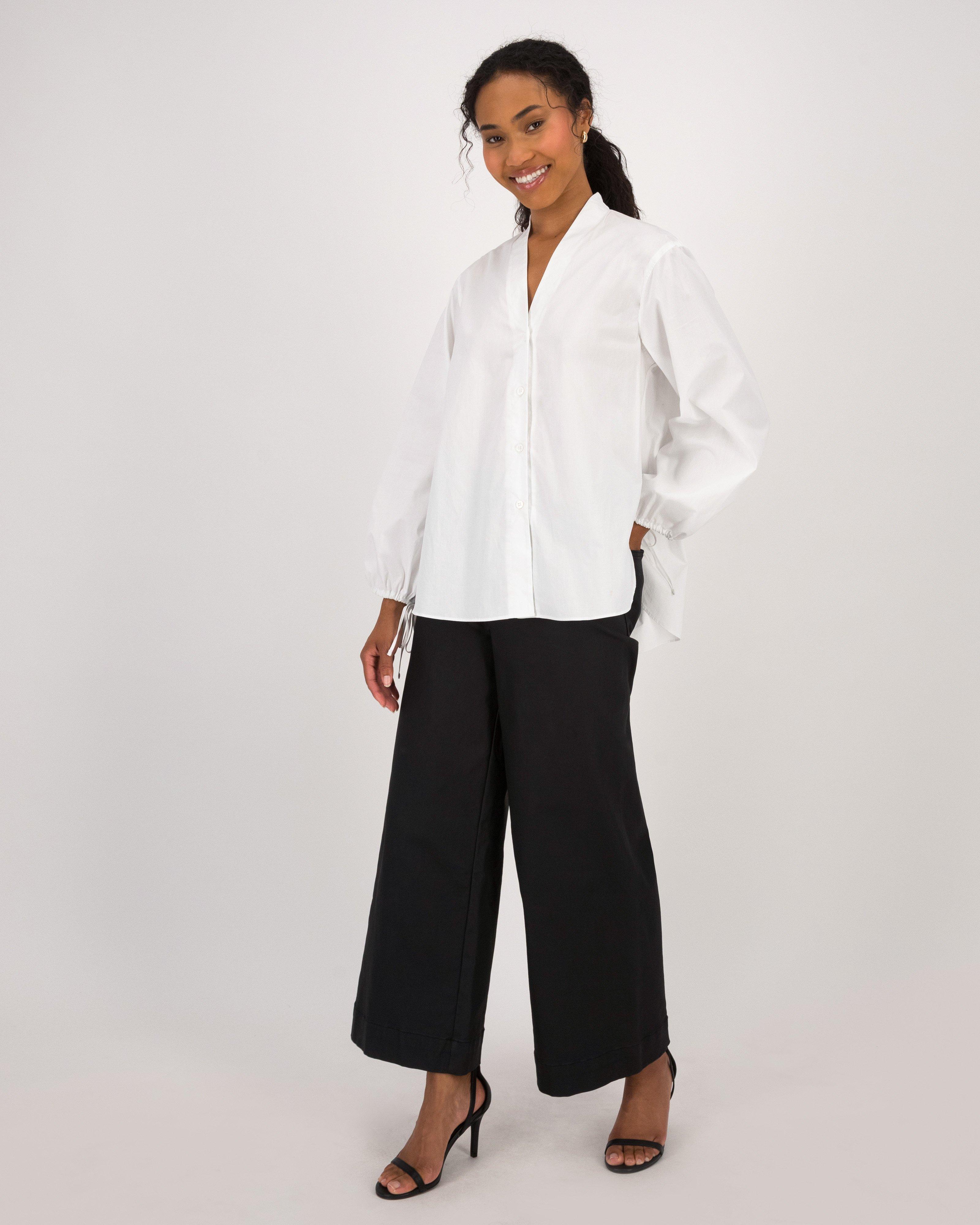 Markel Poplin Shirt -  White
