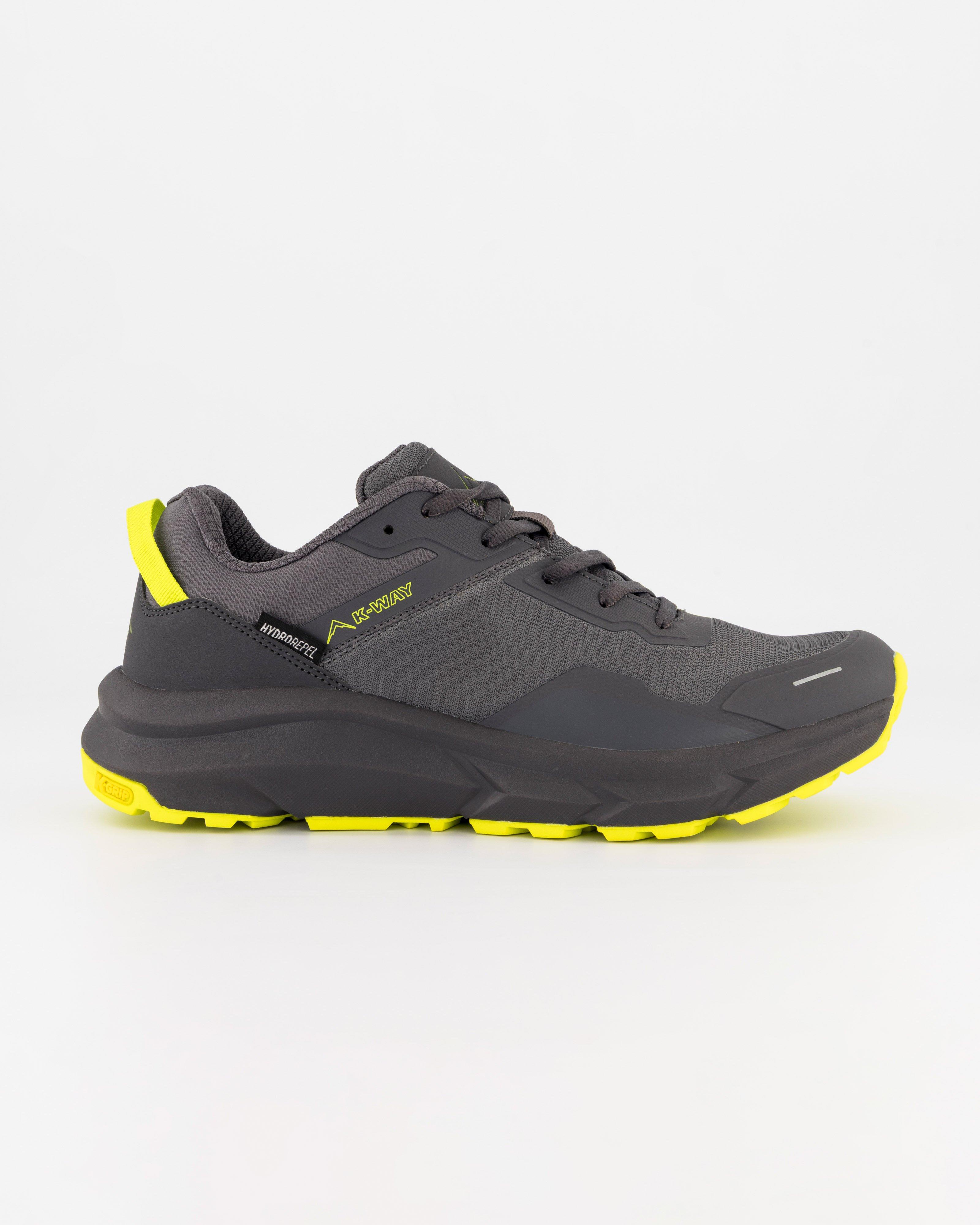 K-Way Men’s Hillside Trail Running Shoes -  Charcoal