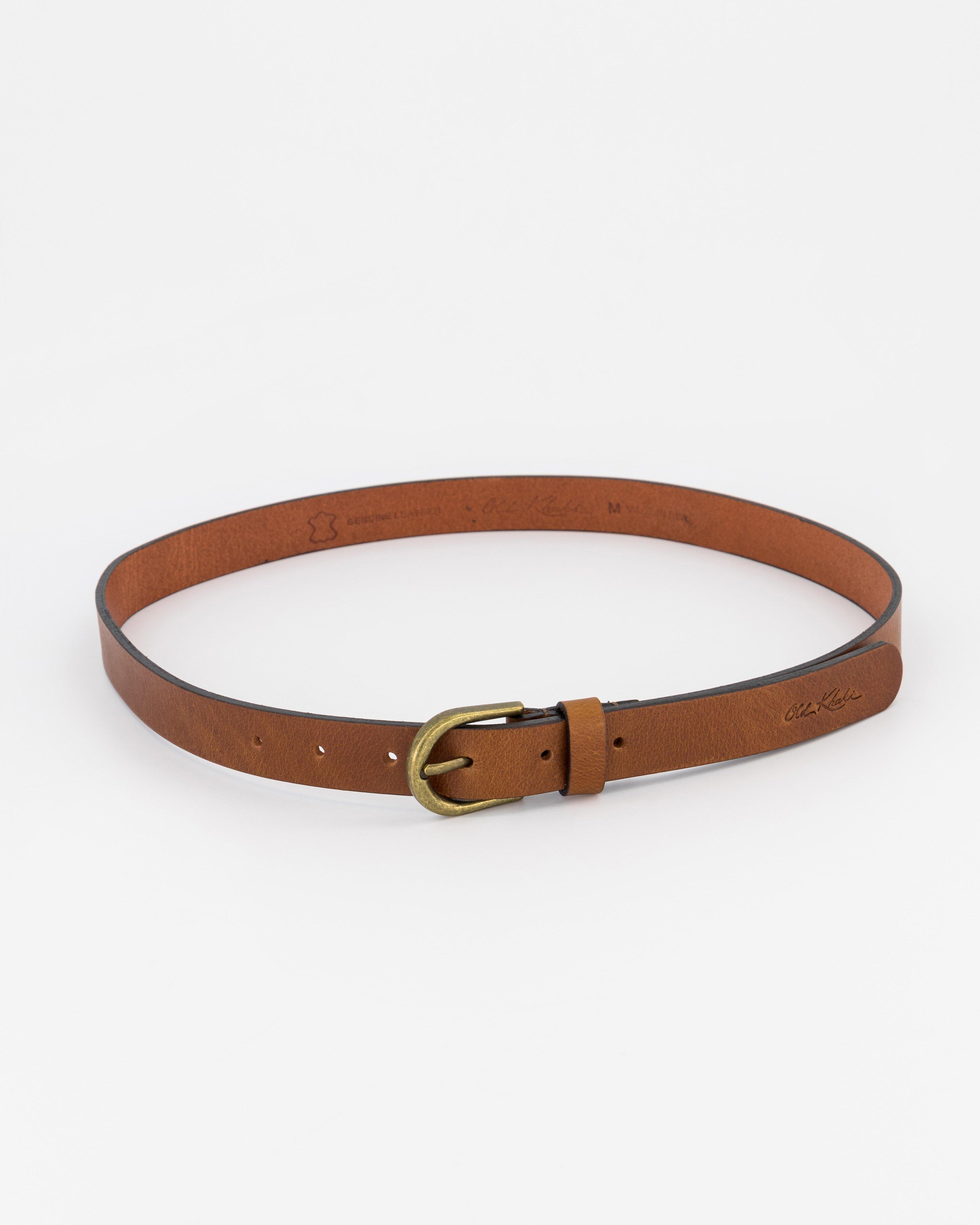 Leather Belt Old Khaki Men's Belts Women's Kodi Leather Belt