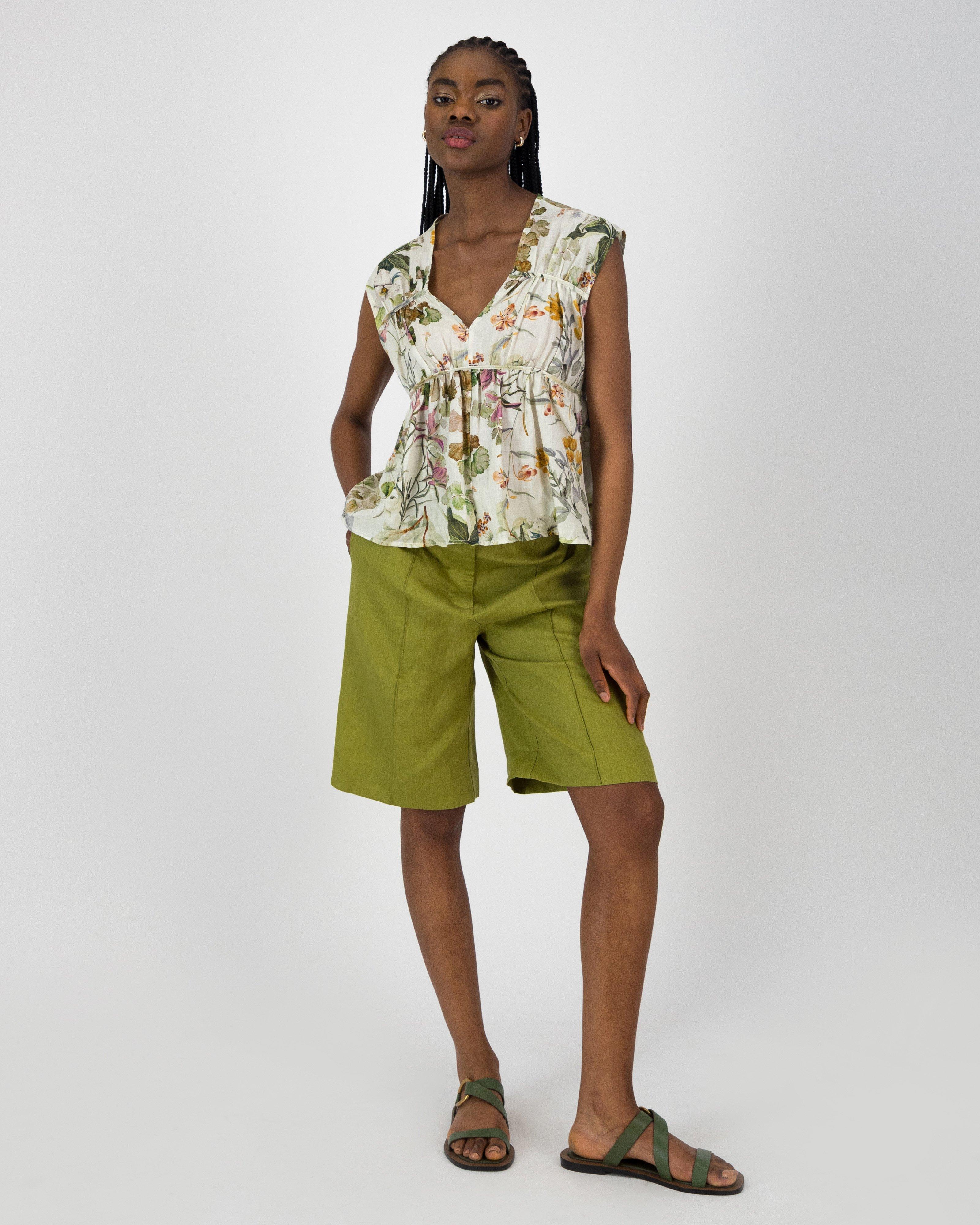 Toby Linen Shorts Poetry Clothing Store