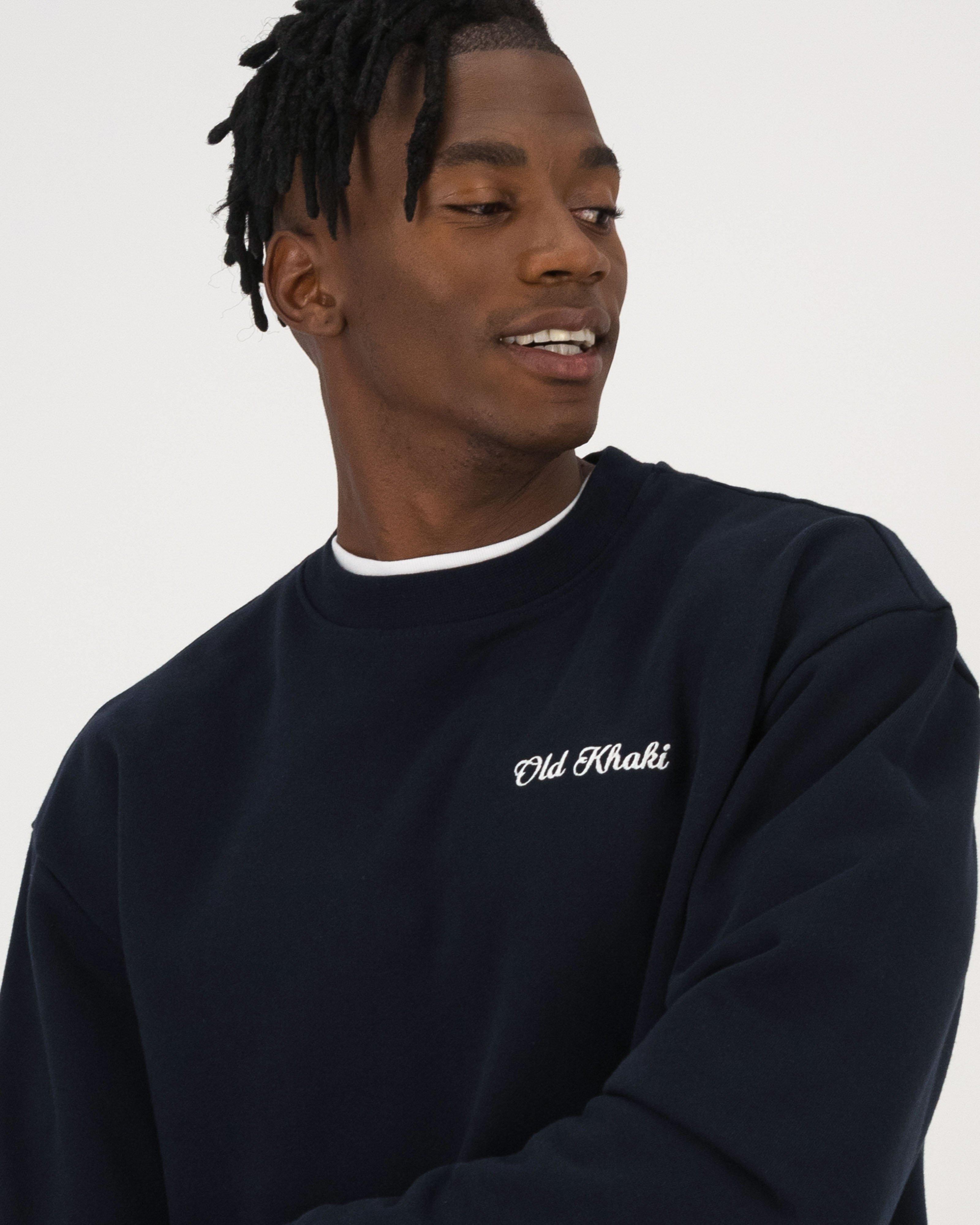 Men's Eaton Back Print Sweat -  Navy