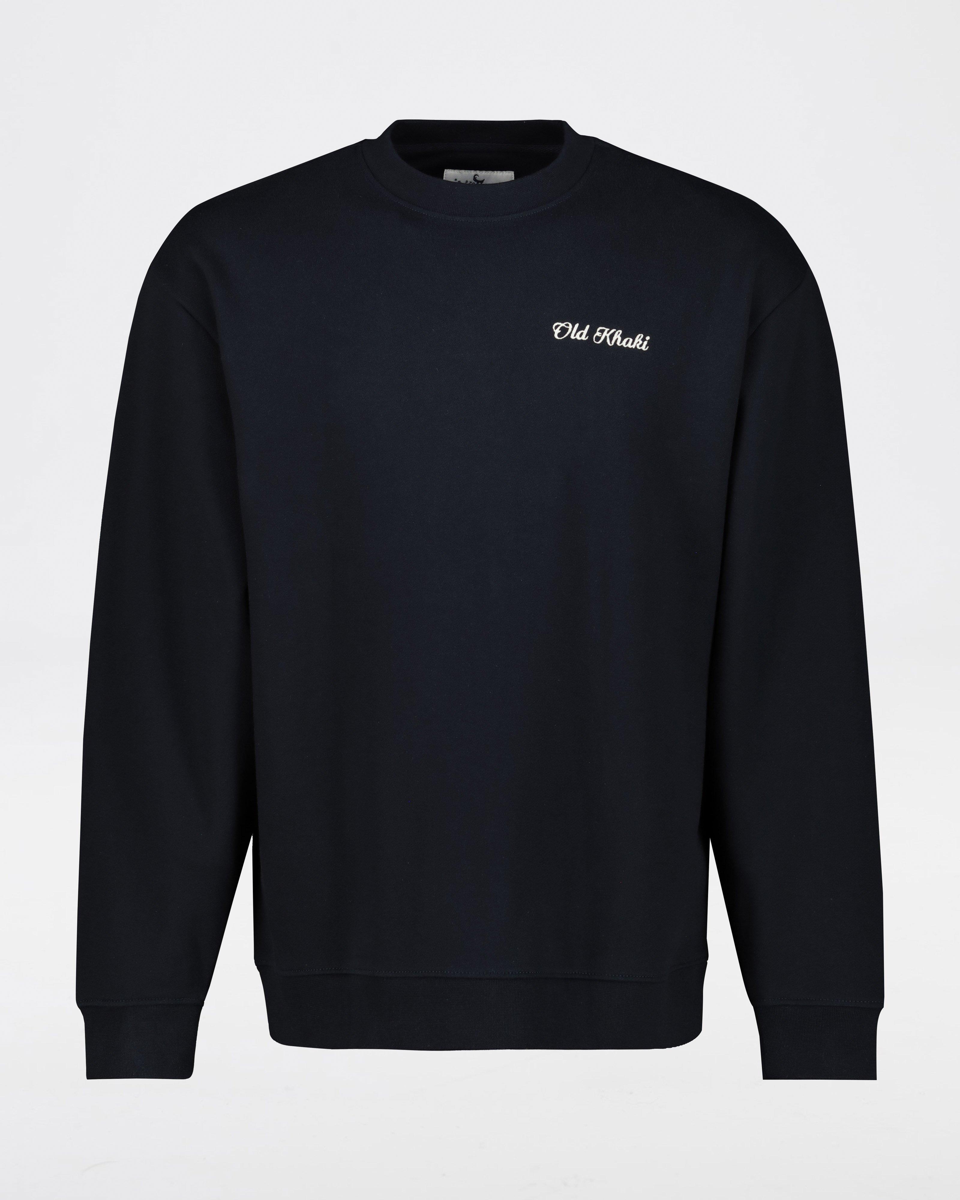 Men's Eaton Back Print Sweat -  Navy