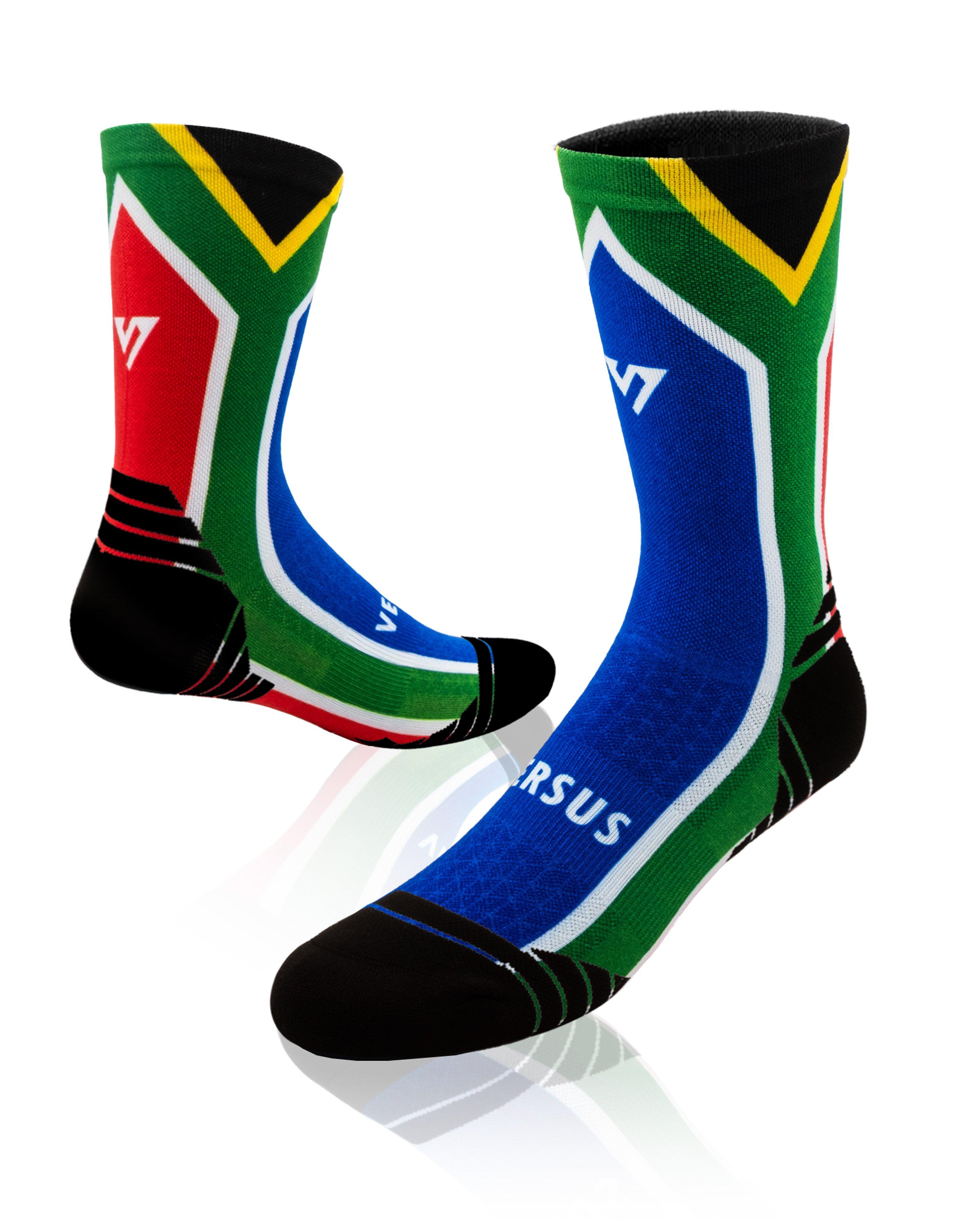 Versus Kids SA Flag Socks -  Green