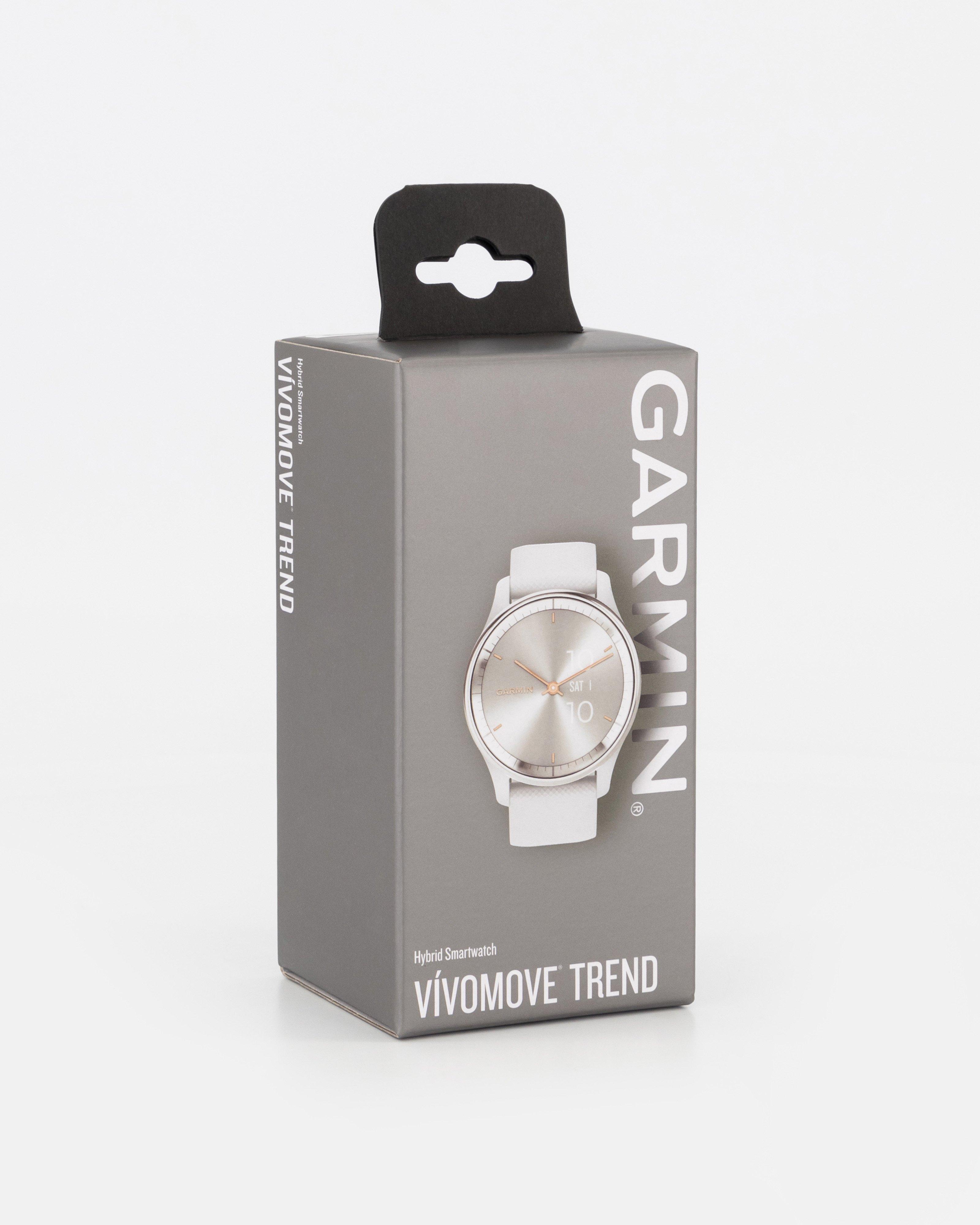 Garmin Vivimove Trend Hybrid Smartwatch  -  Silver