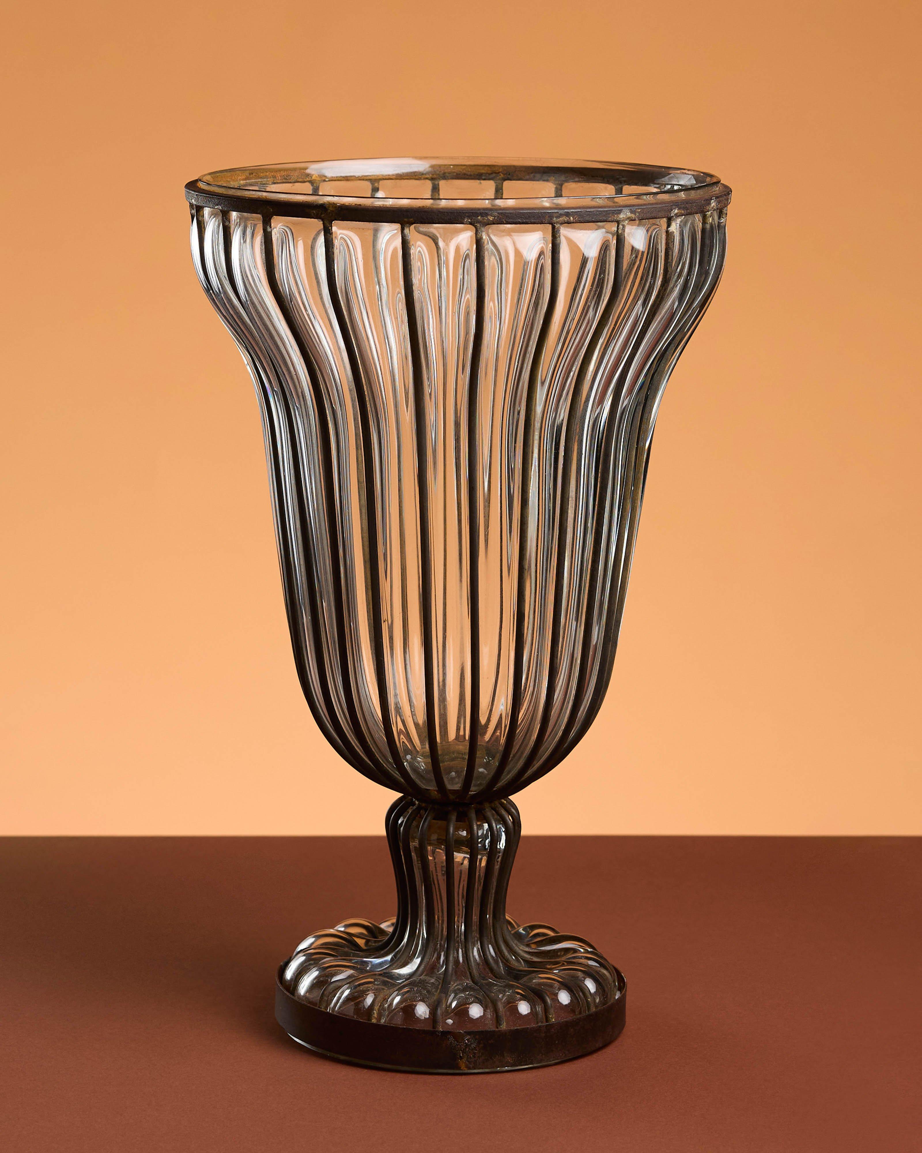 Lila Blown Glass Large Vase -  No Colour