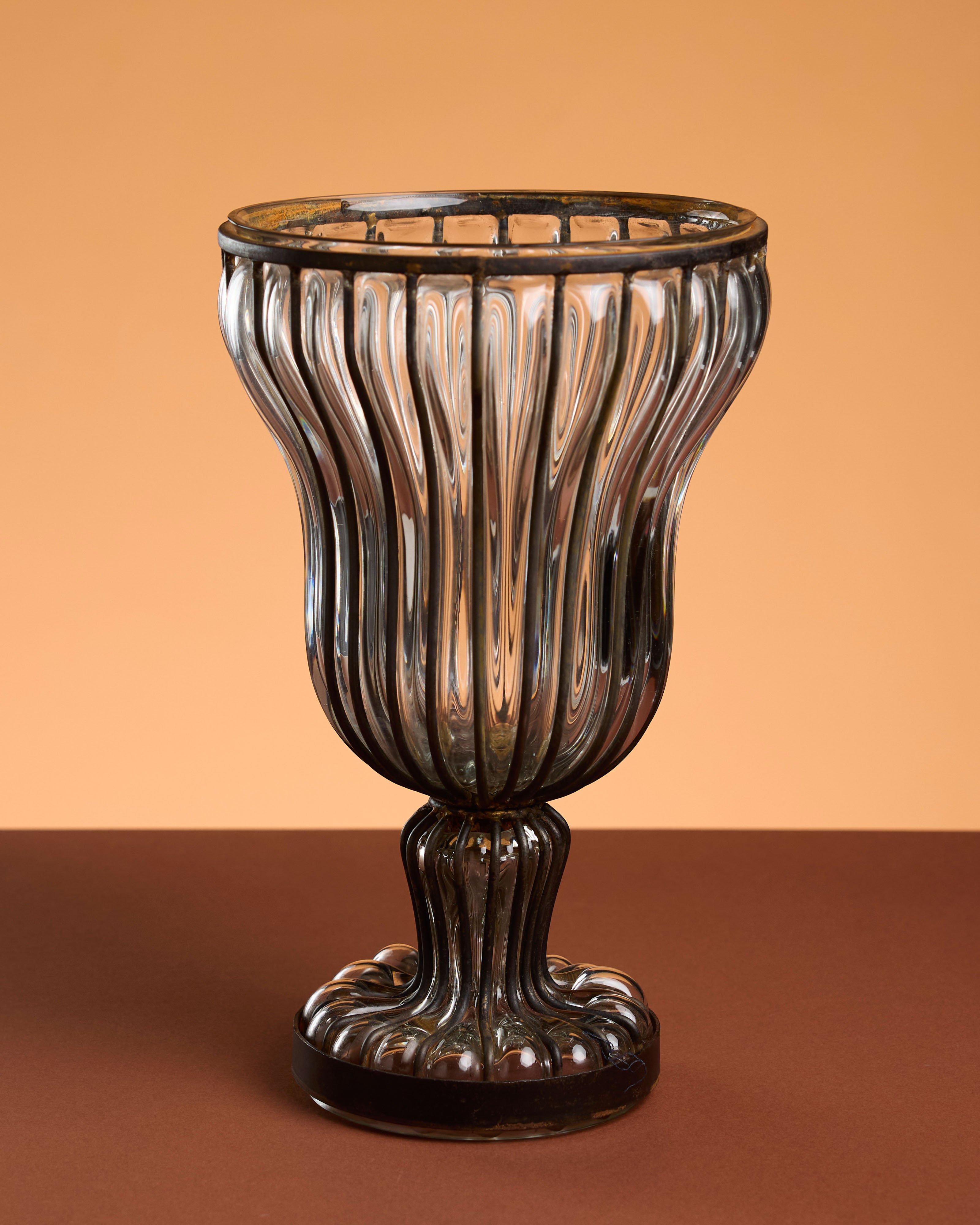 Lila Blown Glass Small Vase -  No Colour