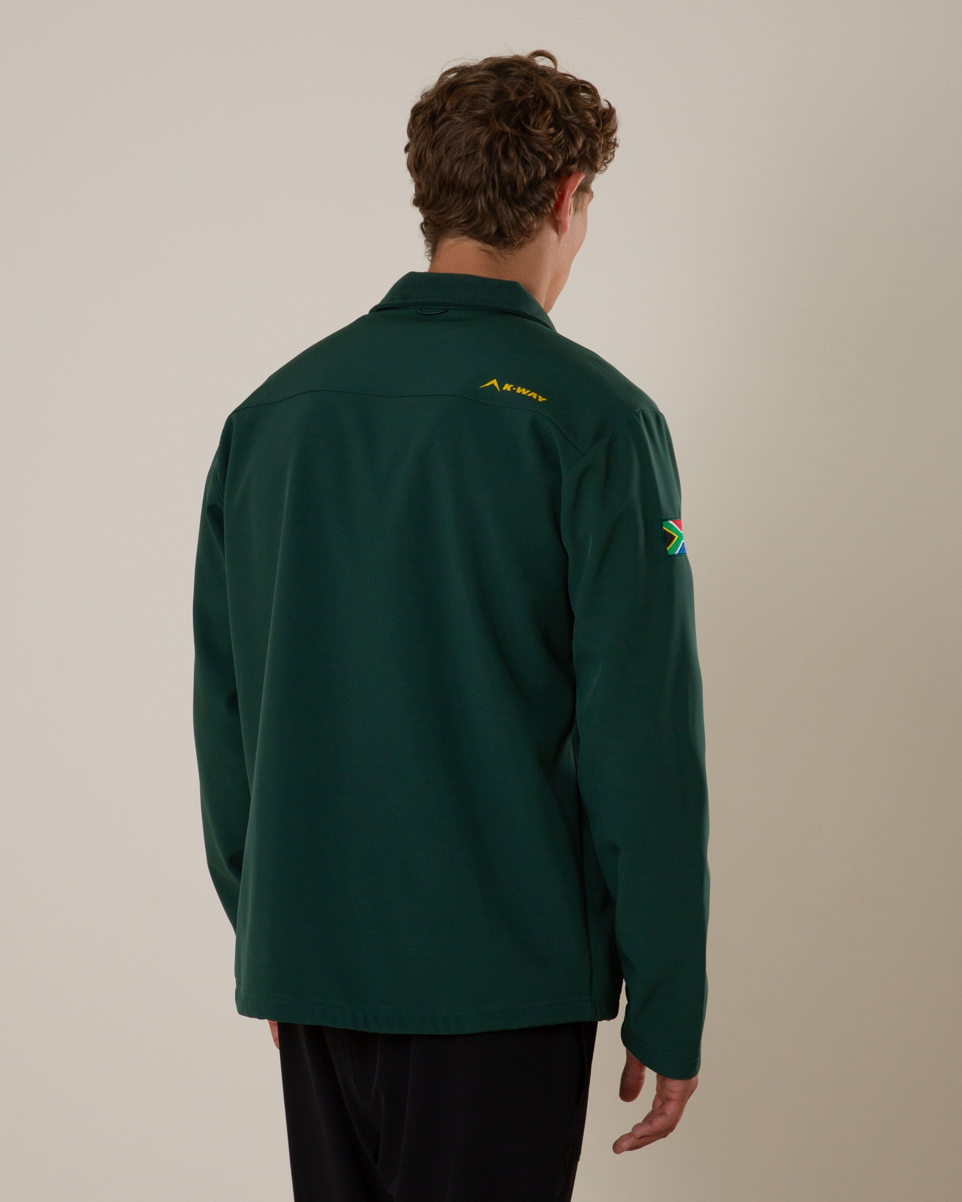 K-Way Men’s Siya Softshell Jacket -  Dark Green