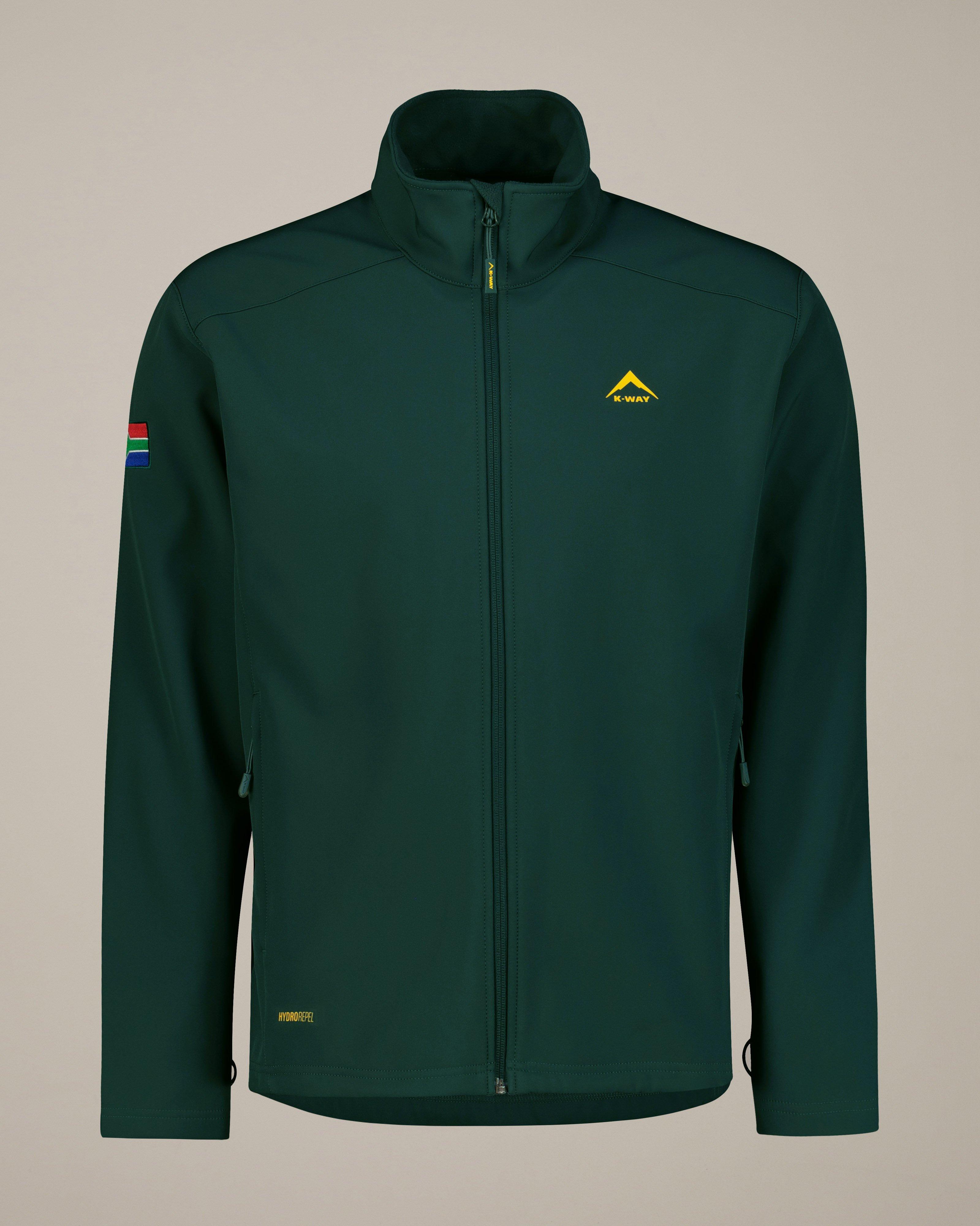 K-Way Men’s Siya Softshell Jacket -  Dark Green