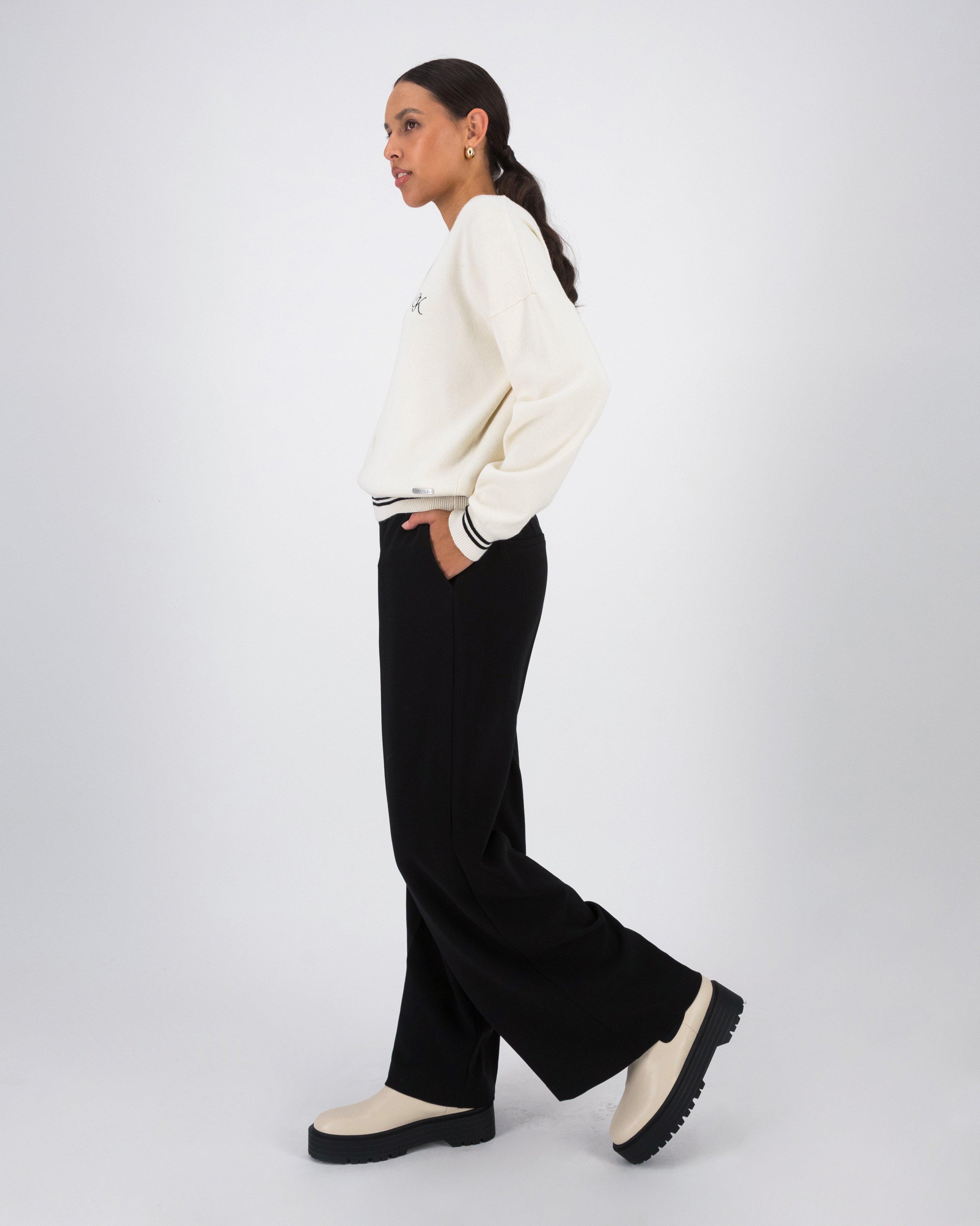 Women's Charlie V-Neck Jumper -  White