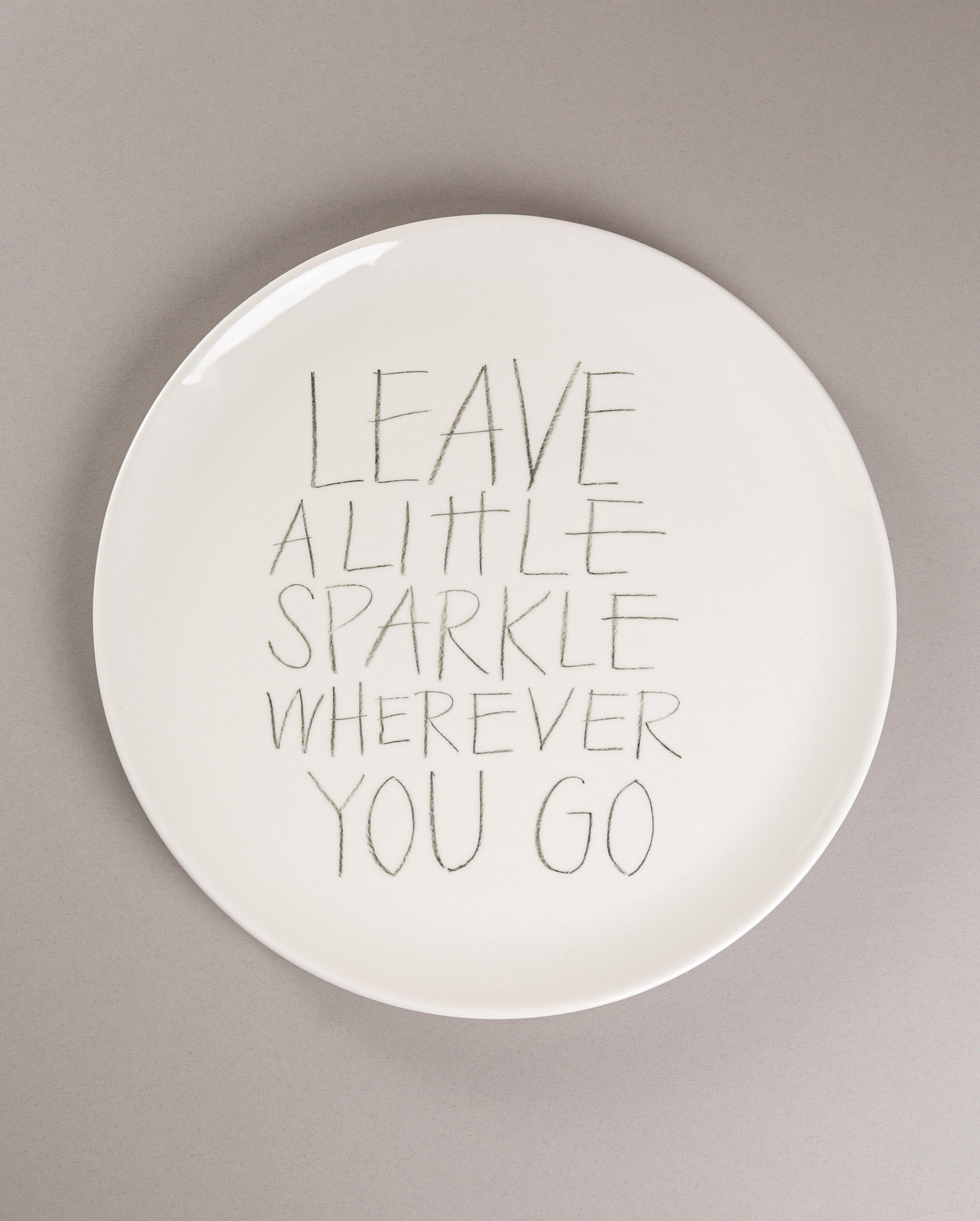  The Detailsmith "Sparkle" Platter -  White