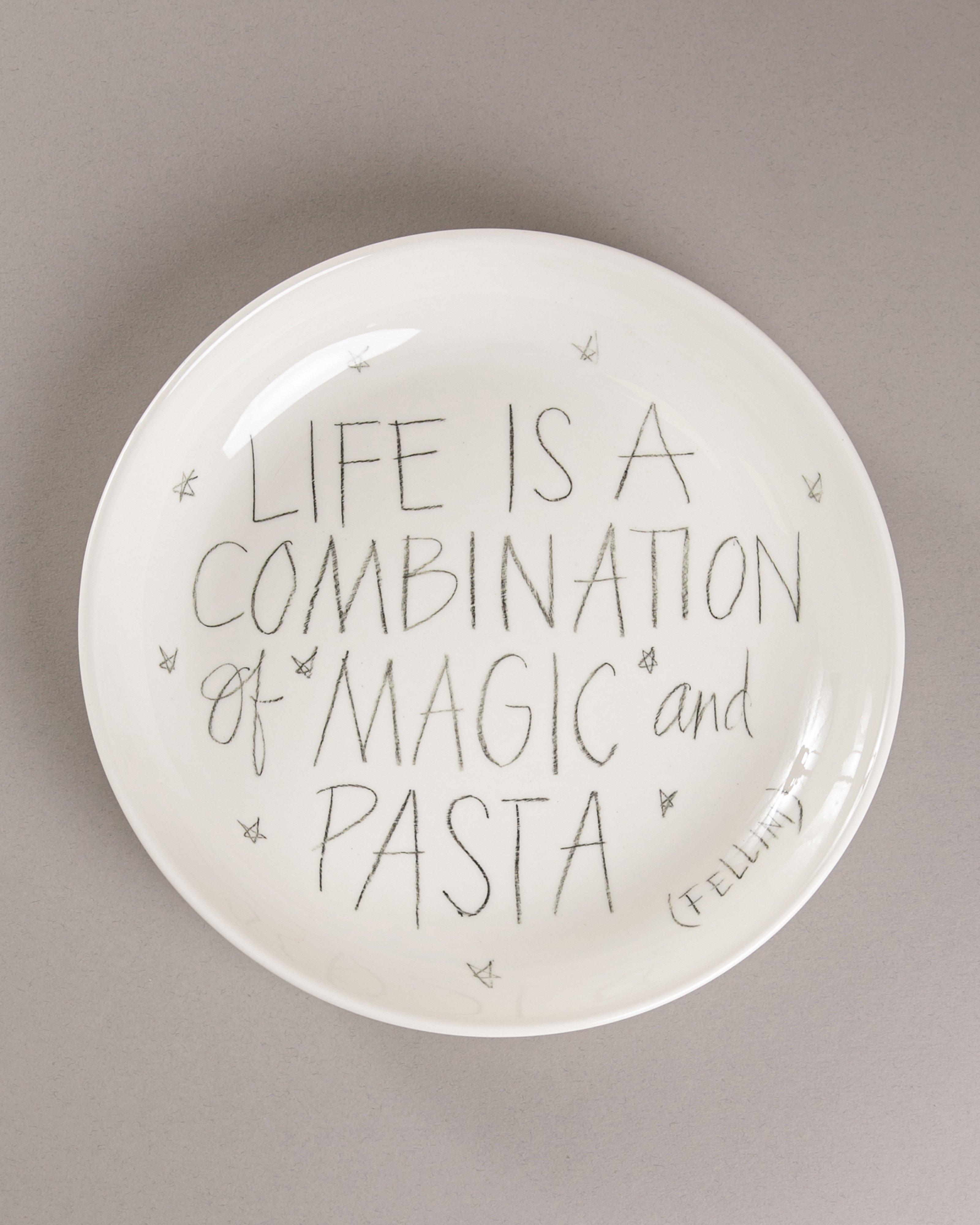 The Detailsmith "Magic and Pasta" Salad Bowl -  White