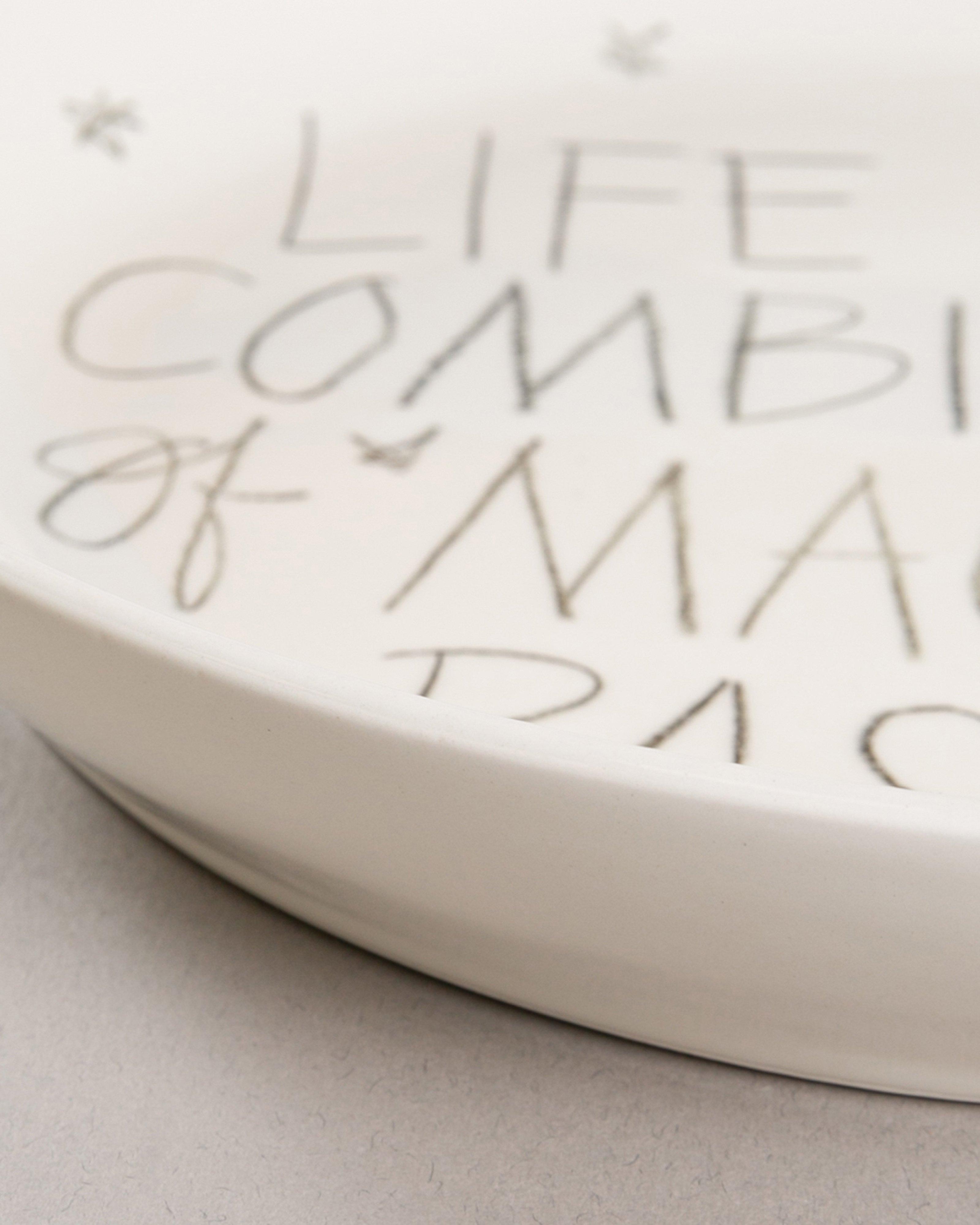 The Detailsmith "Magic and Pasta" Salad Bowl -  White