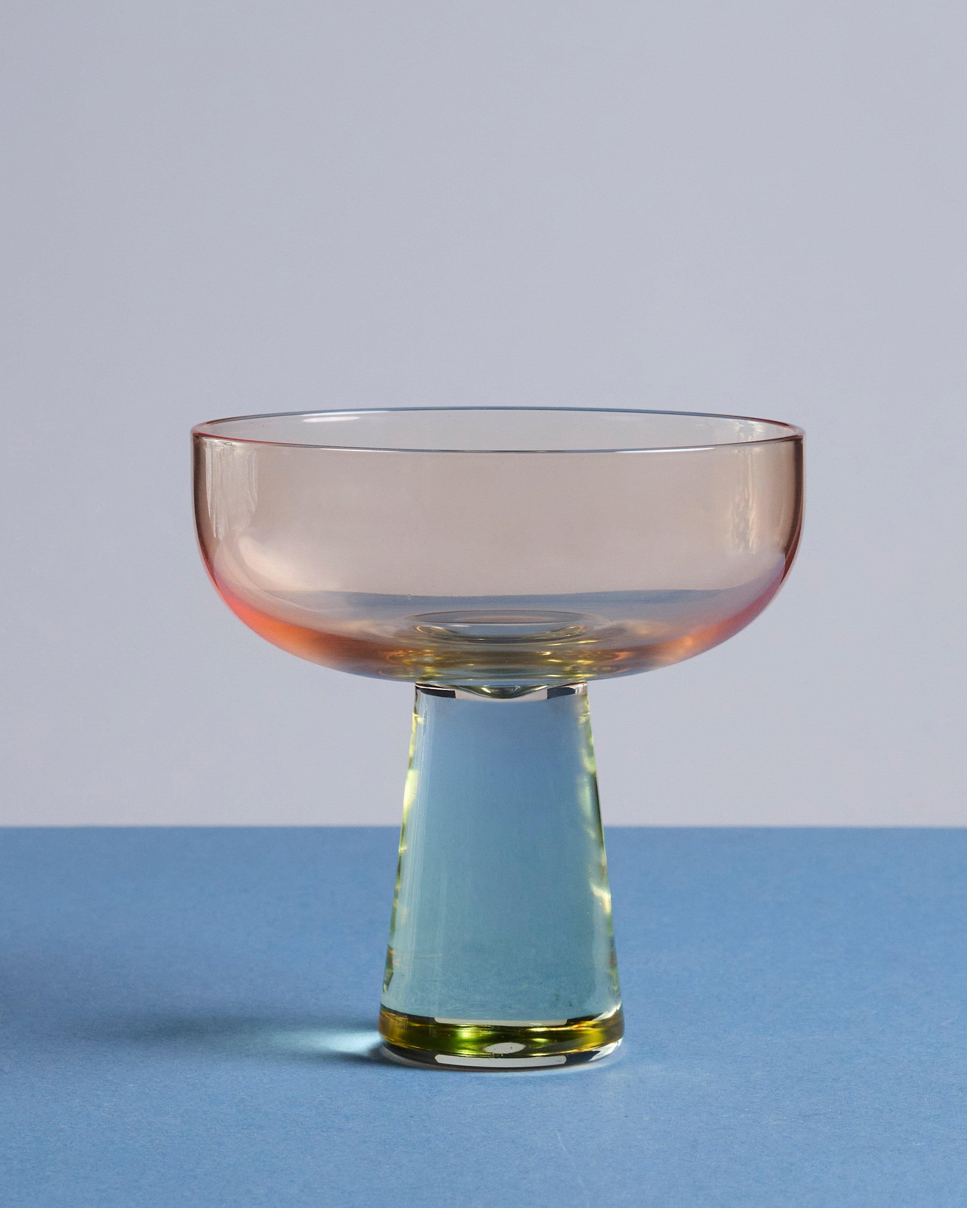 Tulip Martini Glass -  Green