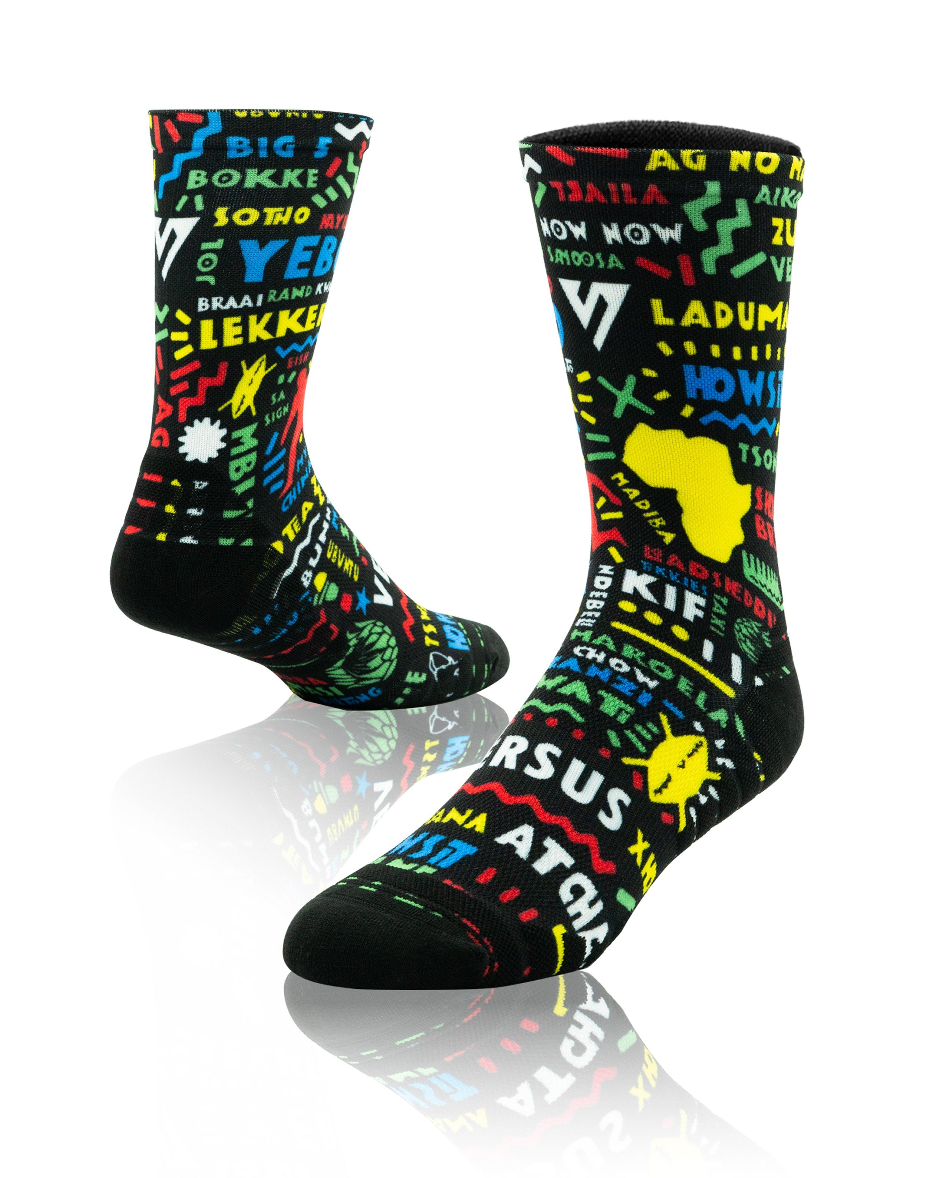 VERSUS Heritage Active Crew Socks  -  Black