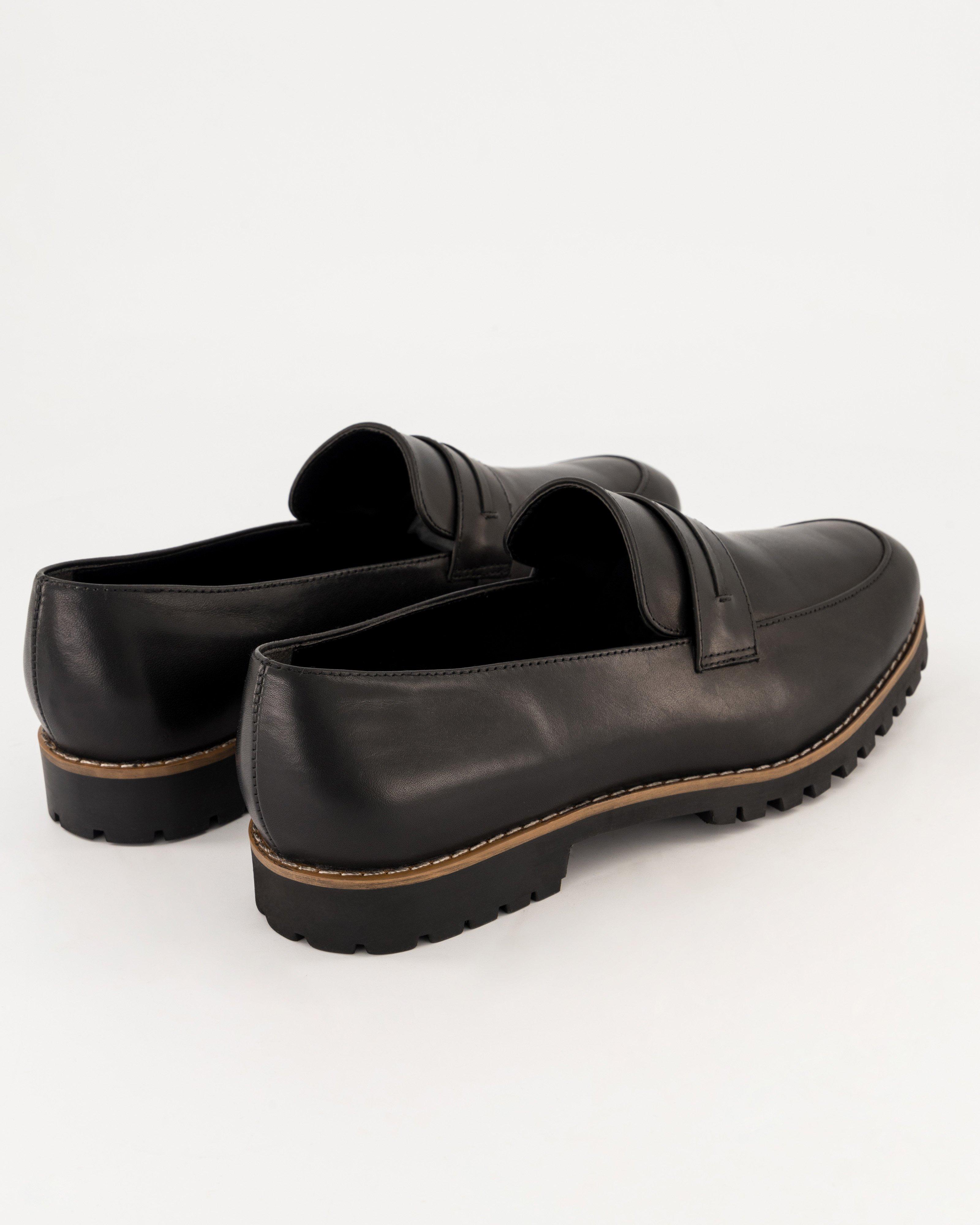 Women’s Selma Leather Loafer  -  Black