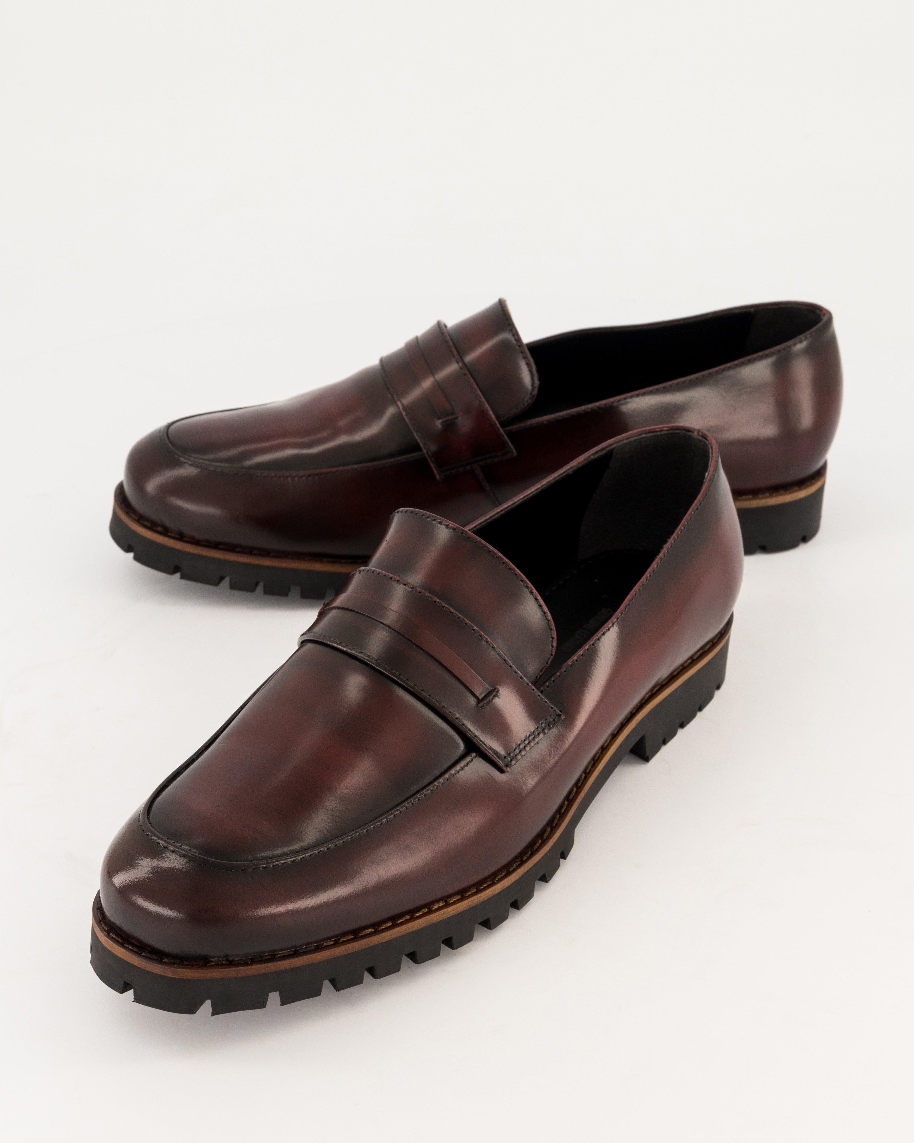 Women’s Selma Leather Loafer  -  Burgundy