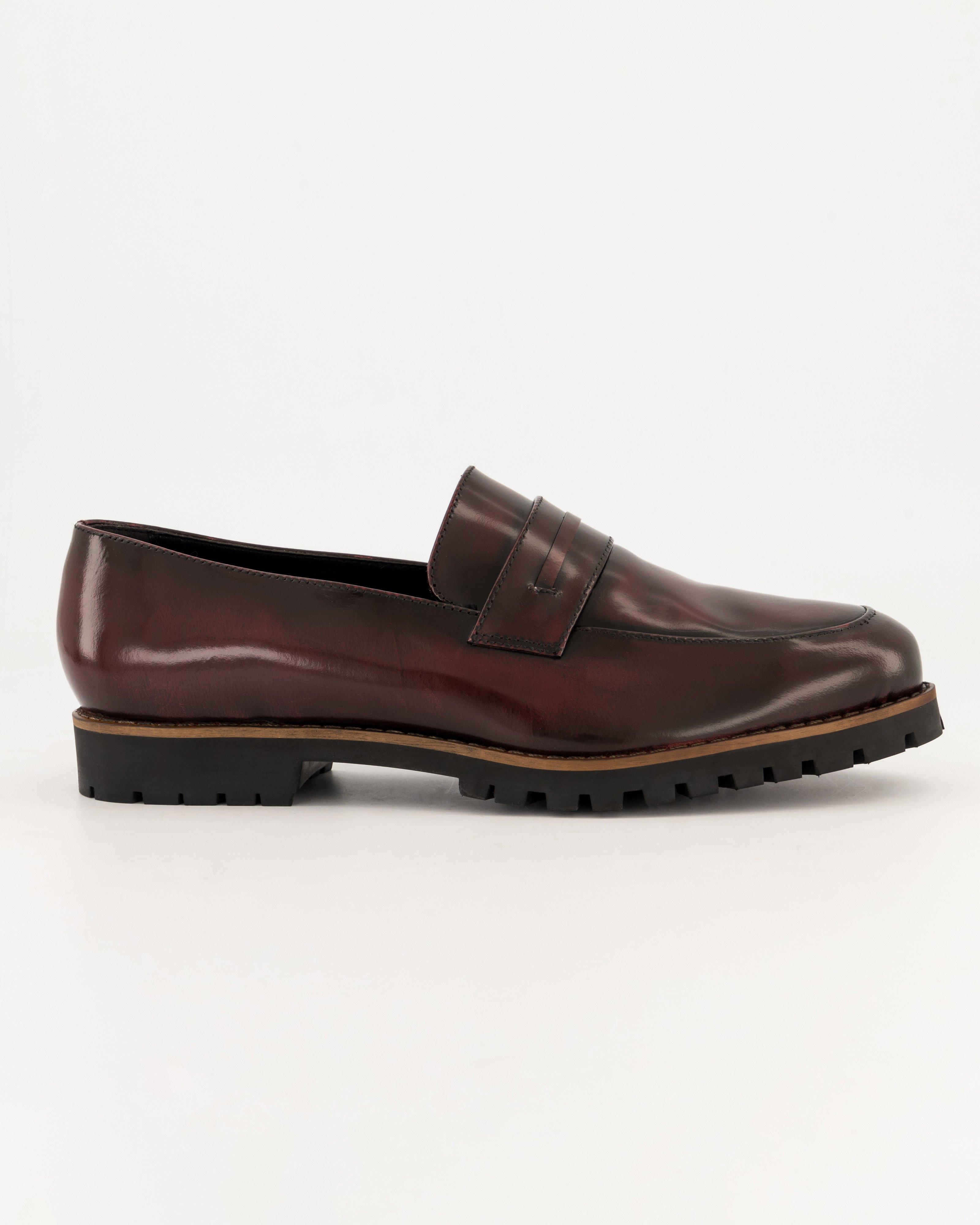 Women’s Selma Leather Loafer  -  Burgundy