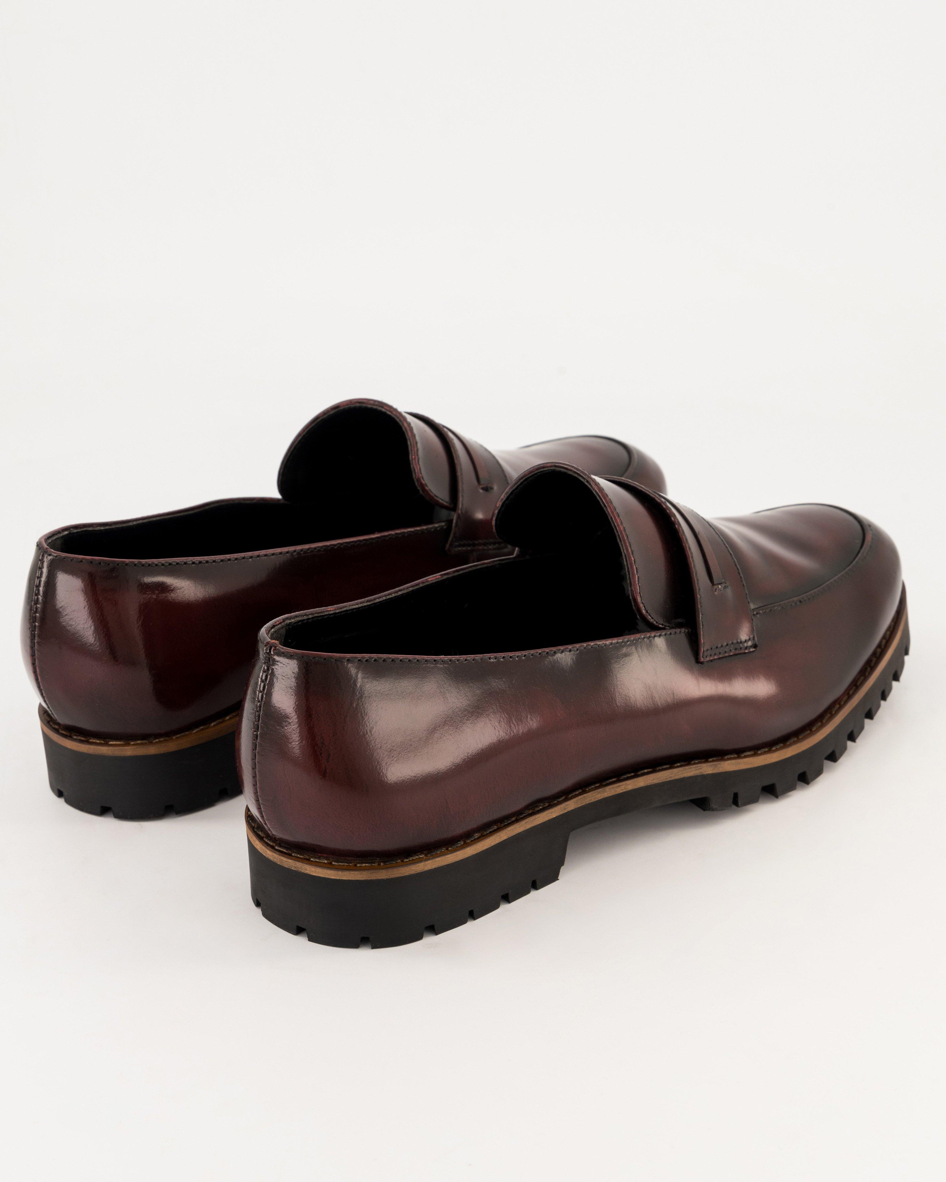 Women’s Selma Leather Loafer  -  Burgundy