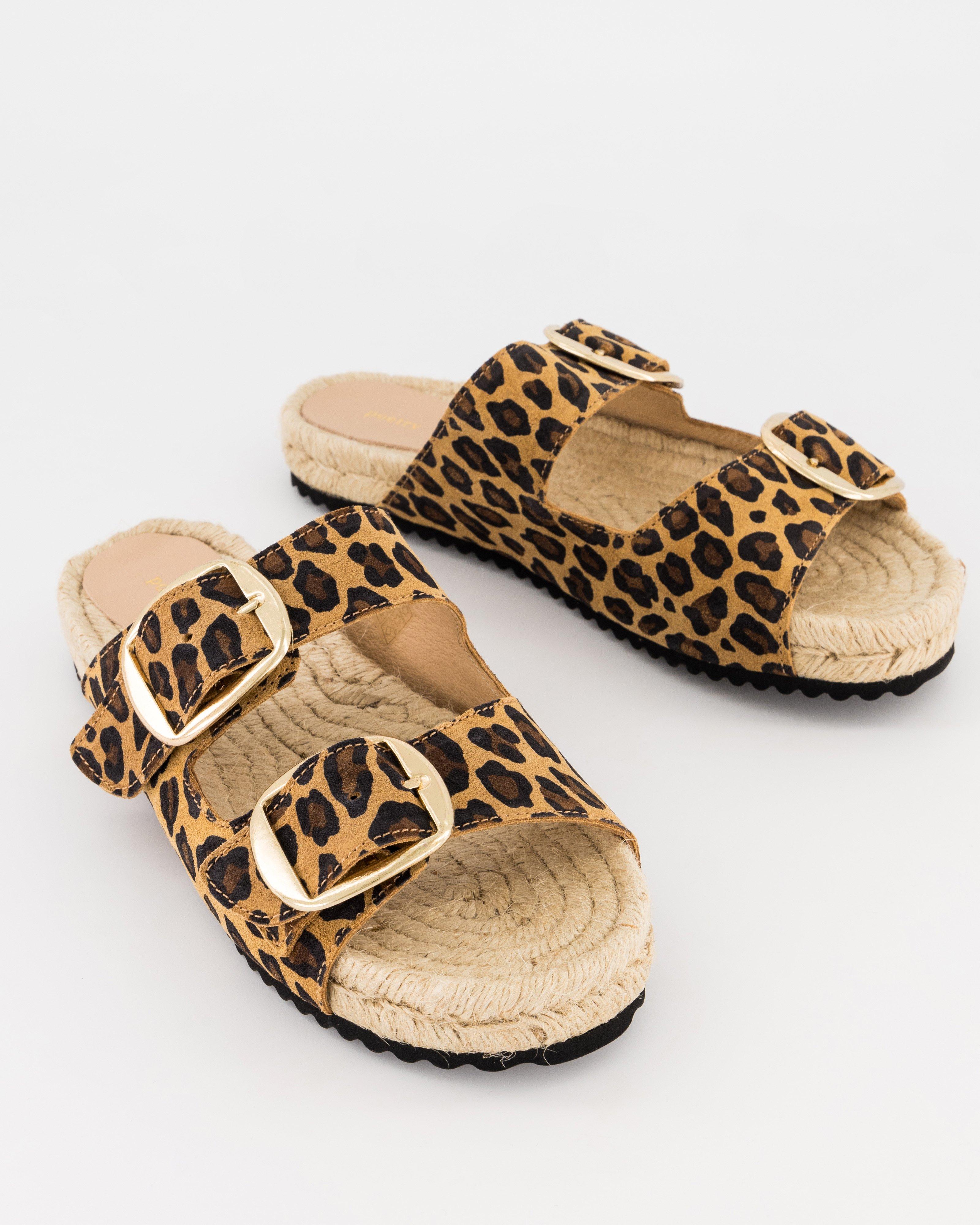 Rhea Espadrille Sandal -  Brown