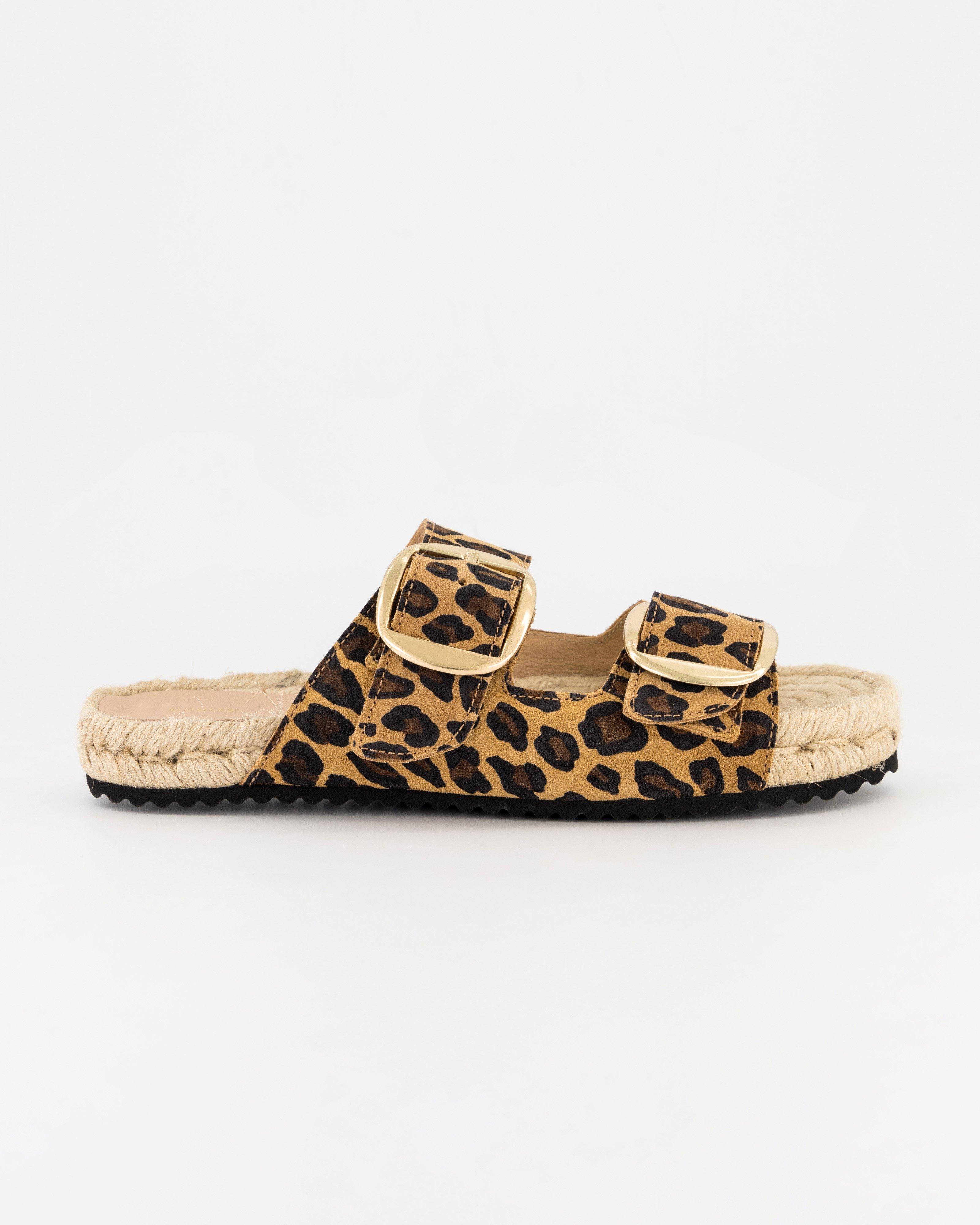 Rhea Espadrille Sandal -  Brown
