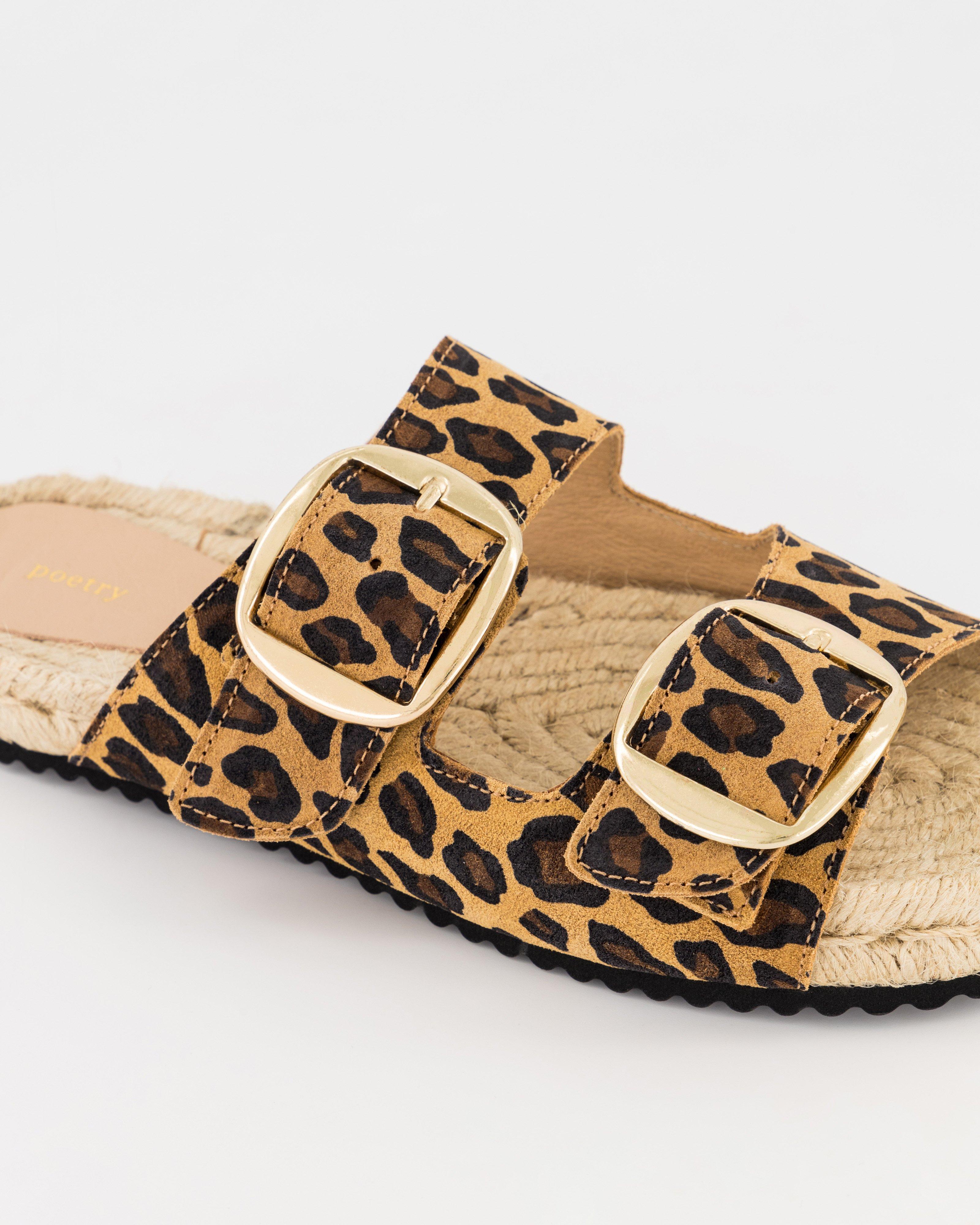 Rhea Espadrille Sandal -  Brown