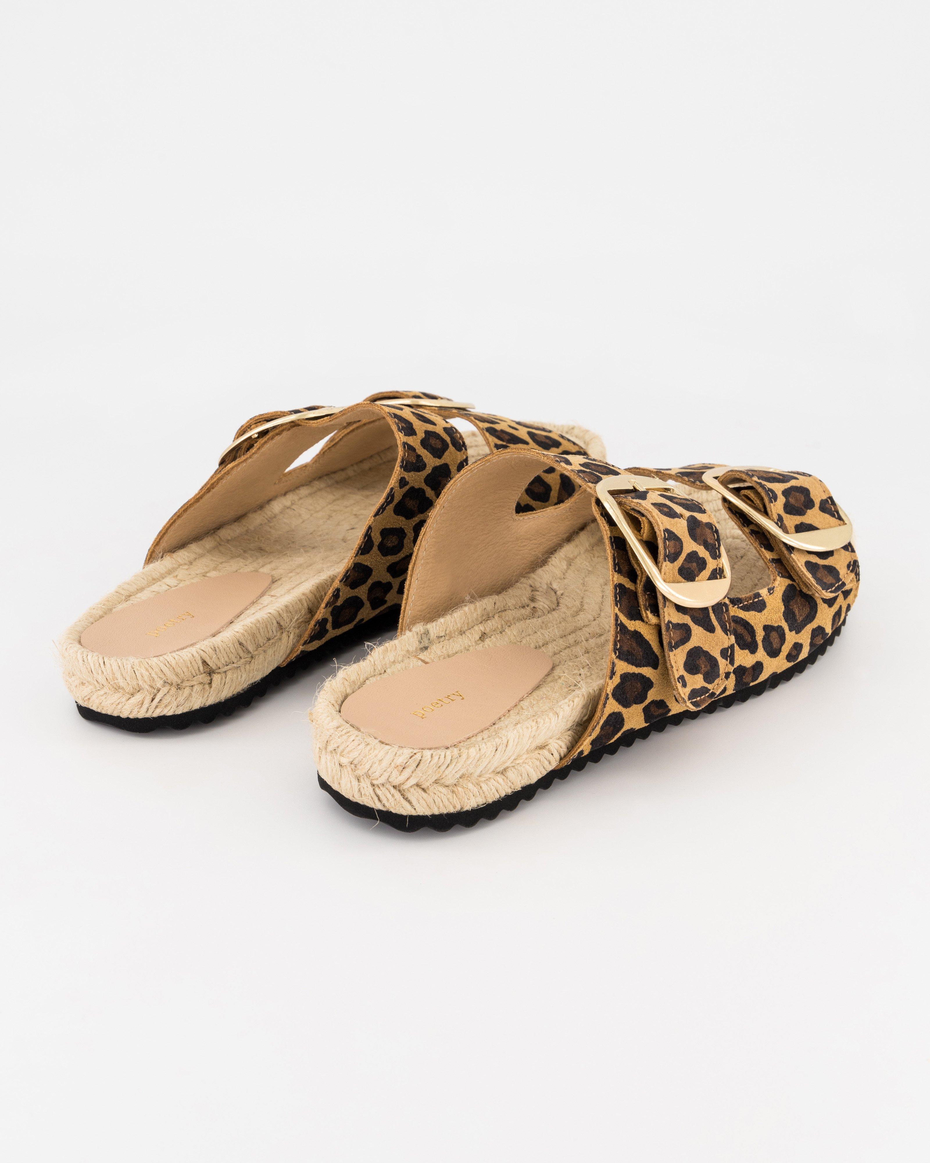 Rhea Espadrille Sandal -  Brown
