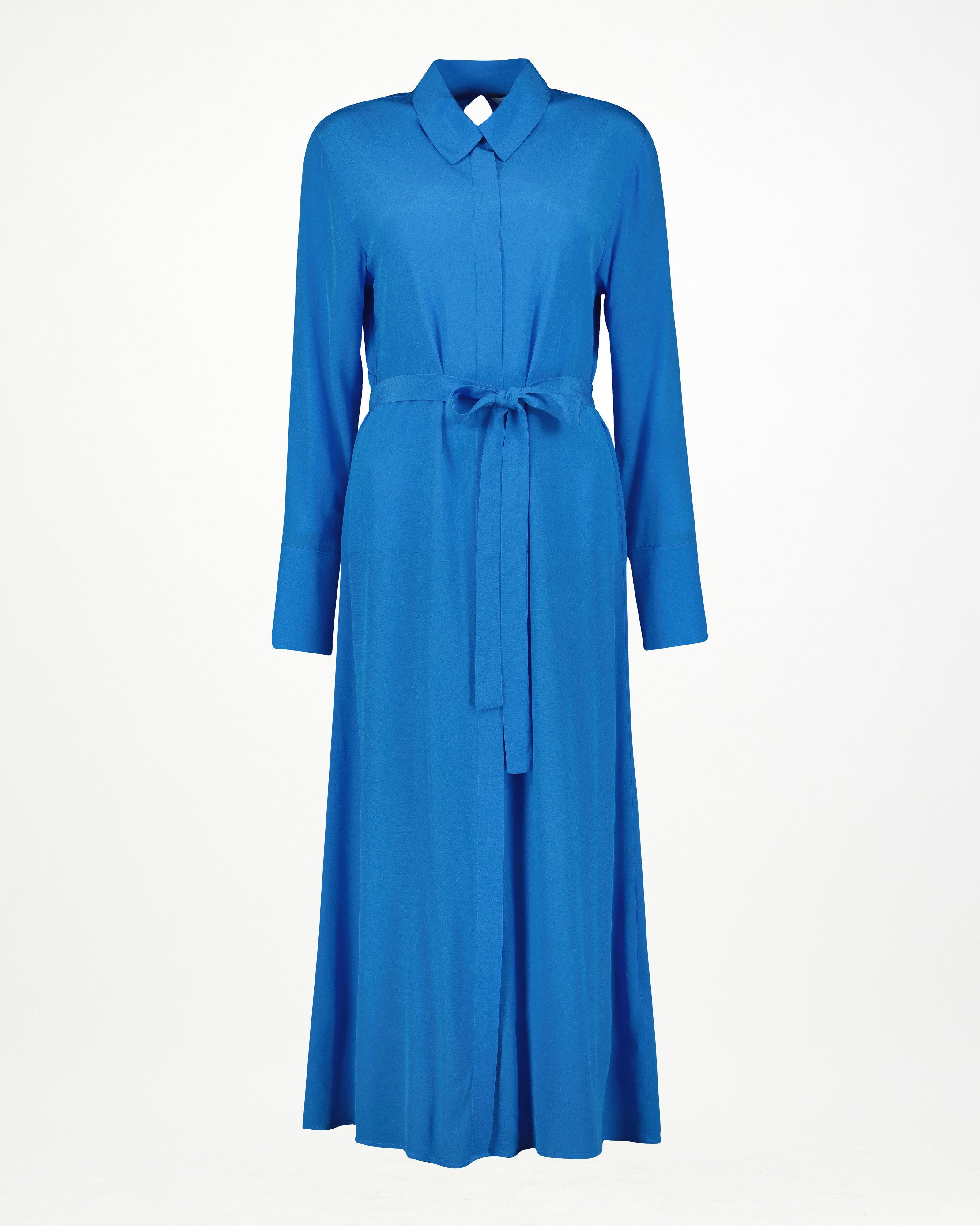 Gale Shirt Dress -  Blue