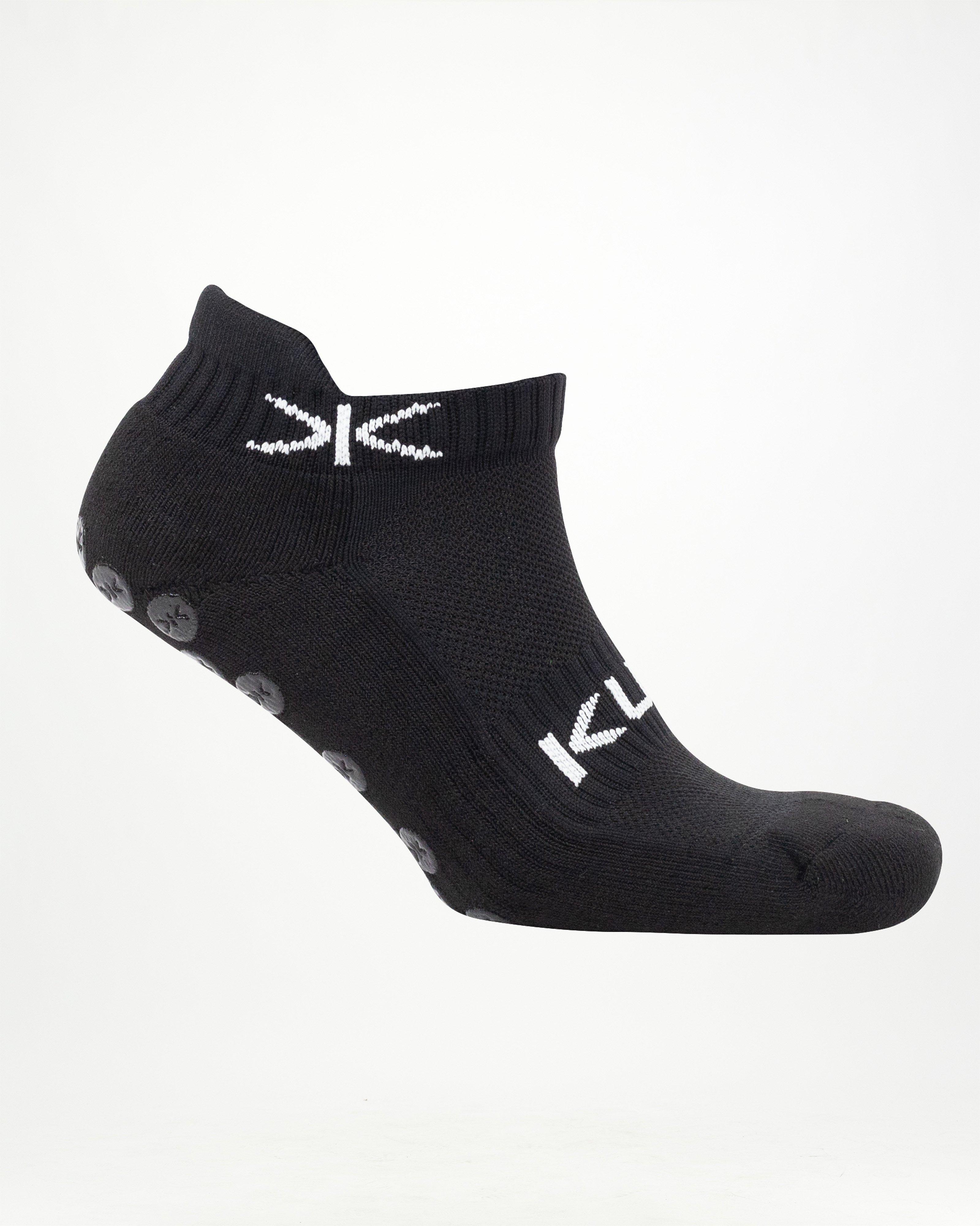 Kupe Anti-Slip Secret Grip Socks -  Black