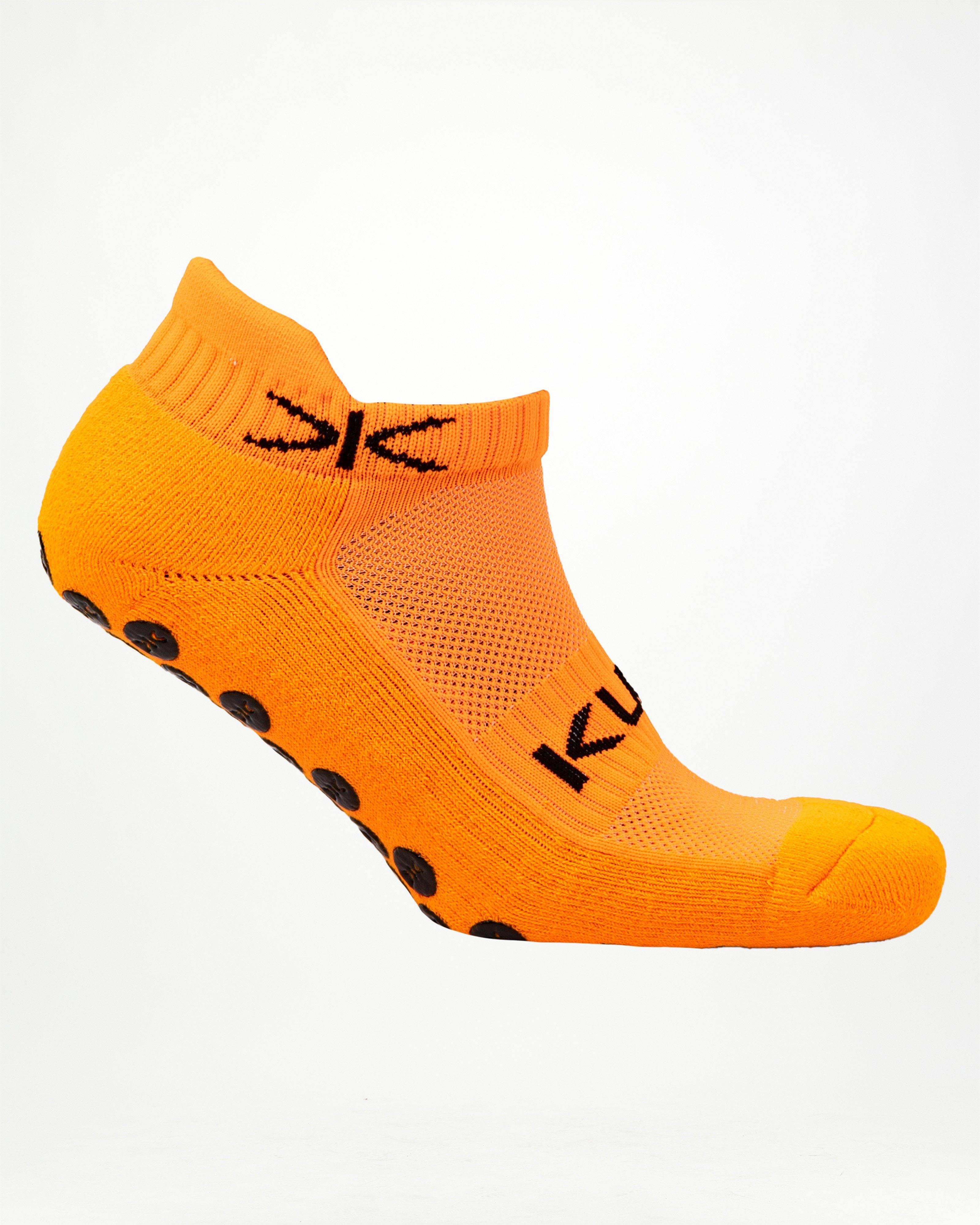 Kupe Anti-Slip Secret Grip Socks -  Orange