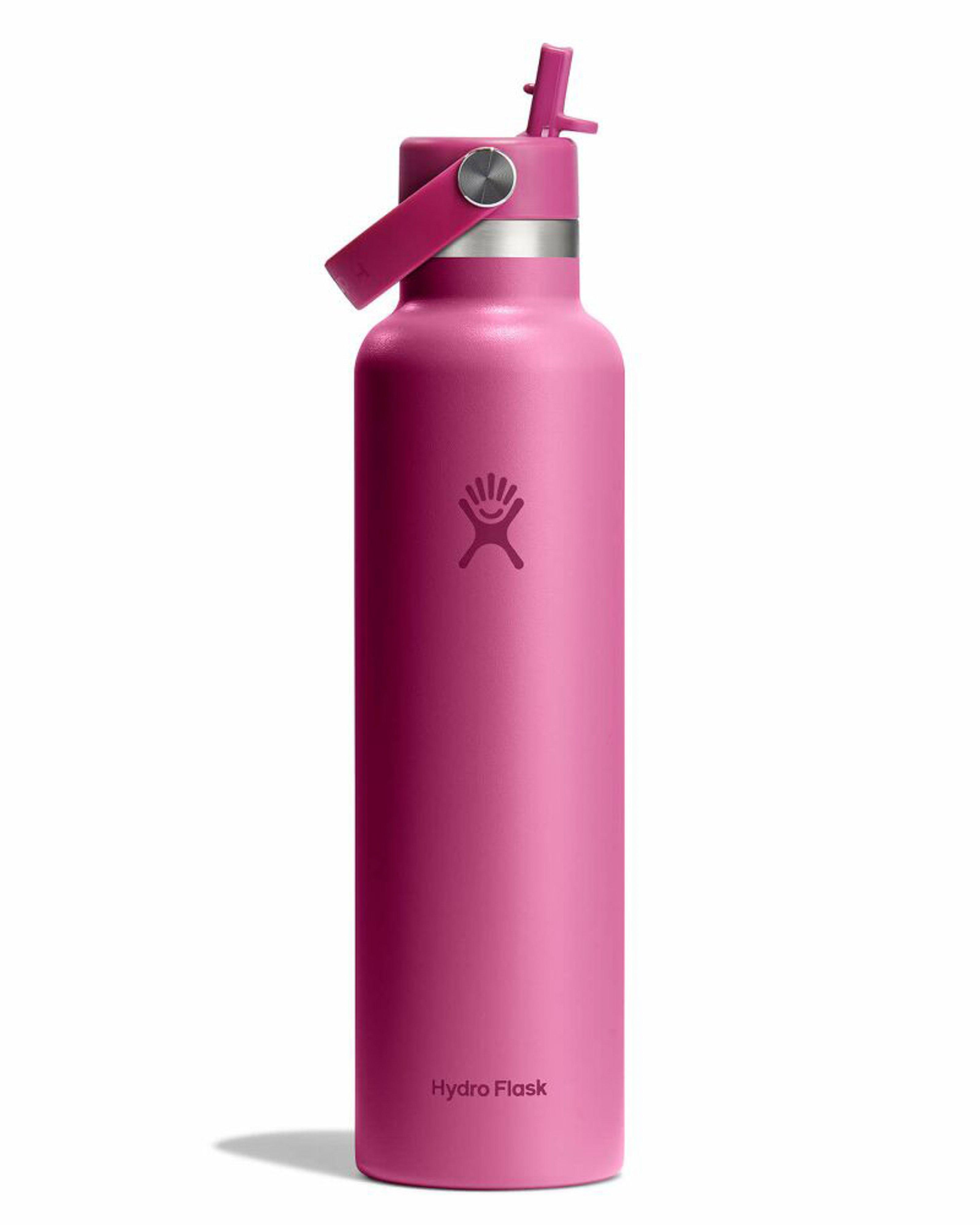 Hydro Flask 621ml Standard Mouth Straw Cap Bottle -  Pink